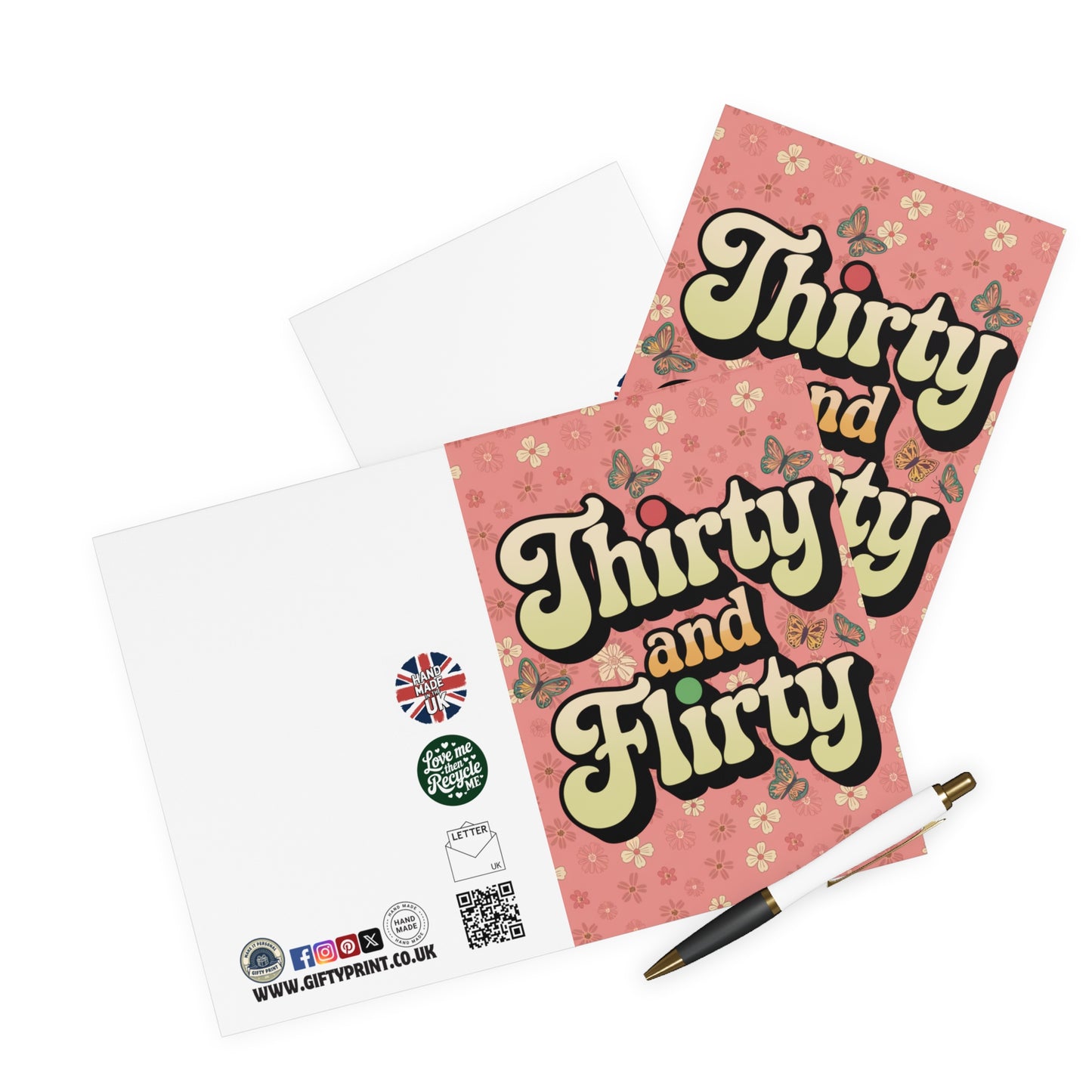 30th Birthday Card 30 And Flirty