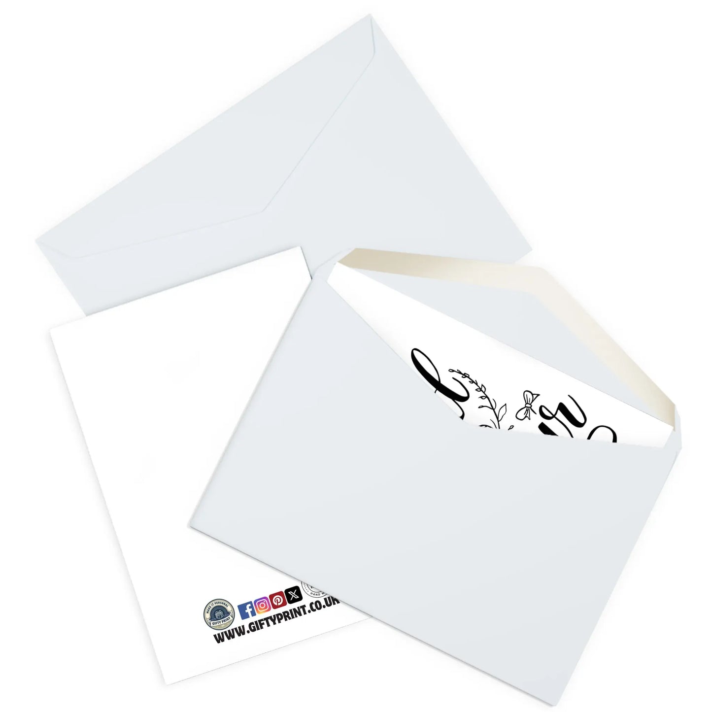 enveloped Be My Maid Of Honour Card Black Typography