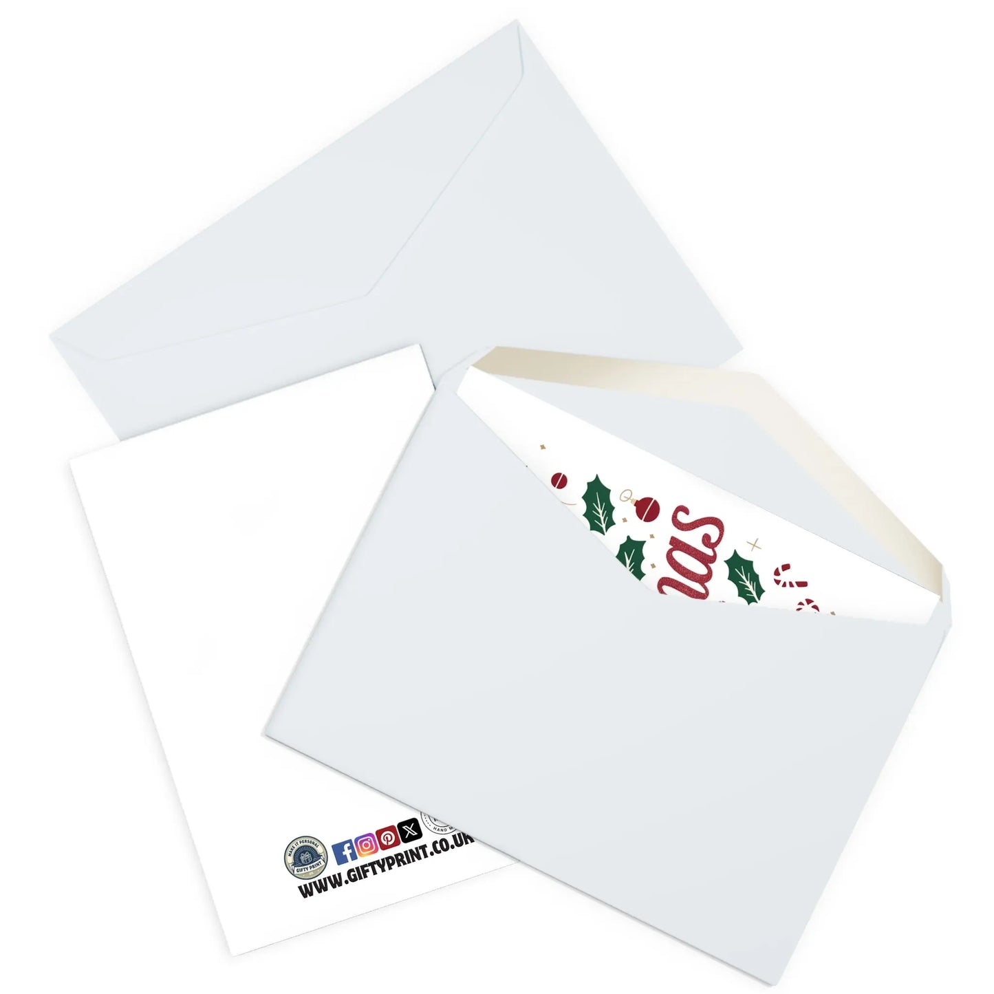 Enveloped Christmas Card All I Want For Christmas Is You