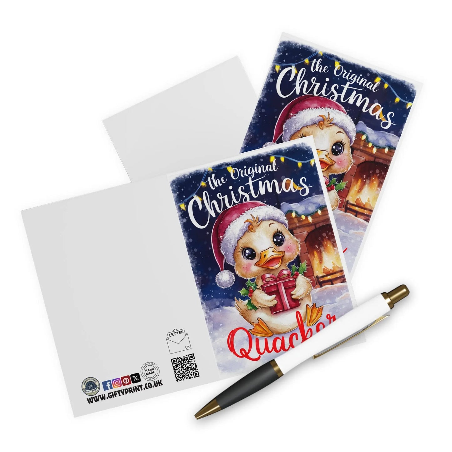 Funny Christmas Card The Original Christmas Quacker context