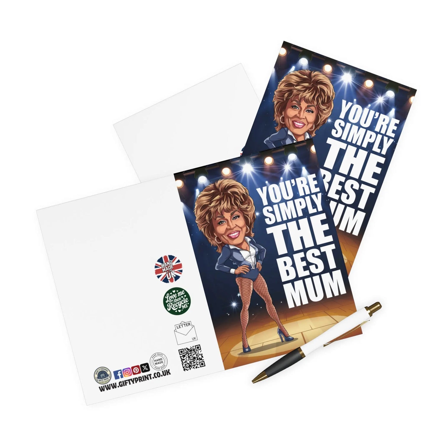 Mothers Day Card Mum You're Simply The Best - Gifty Print