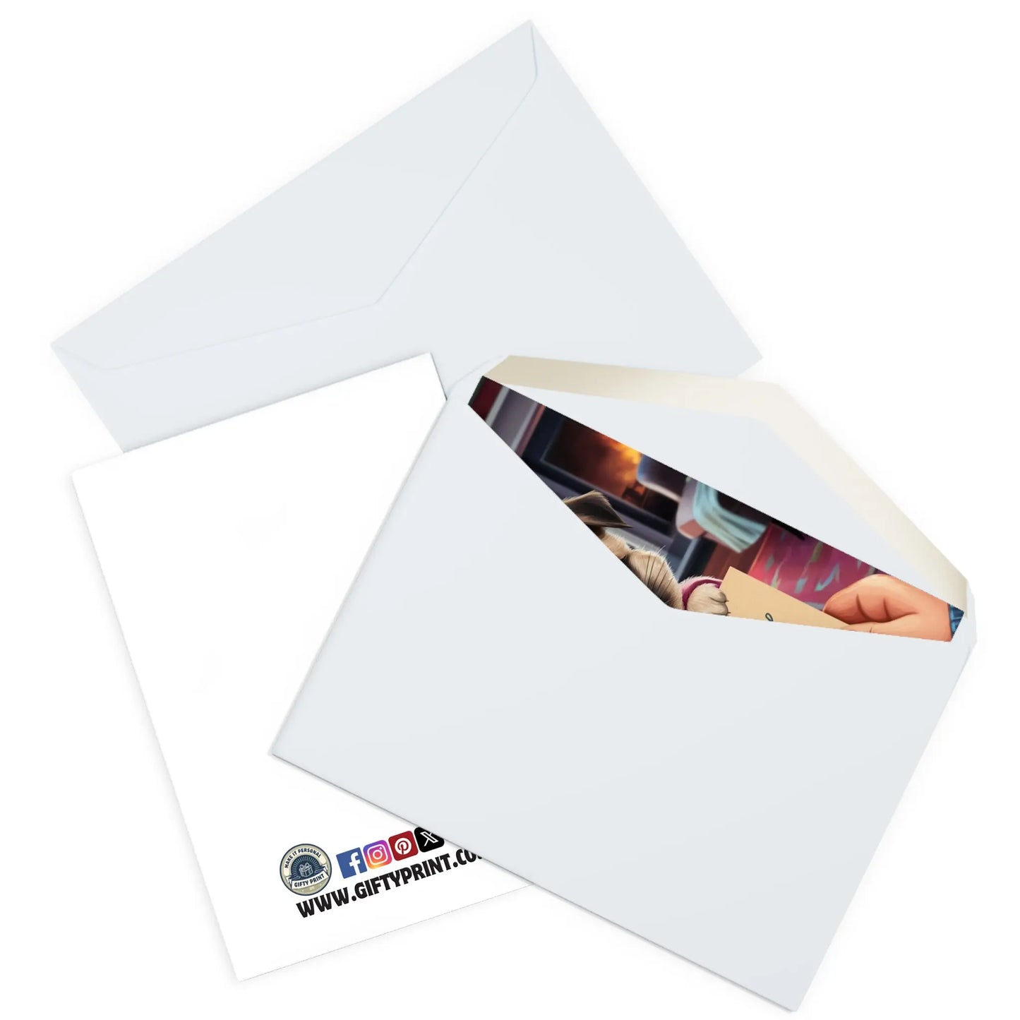 Happy Fathers Day Cute Pug Dog Card