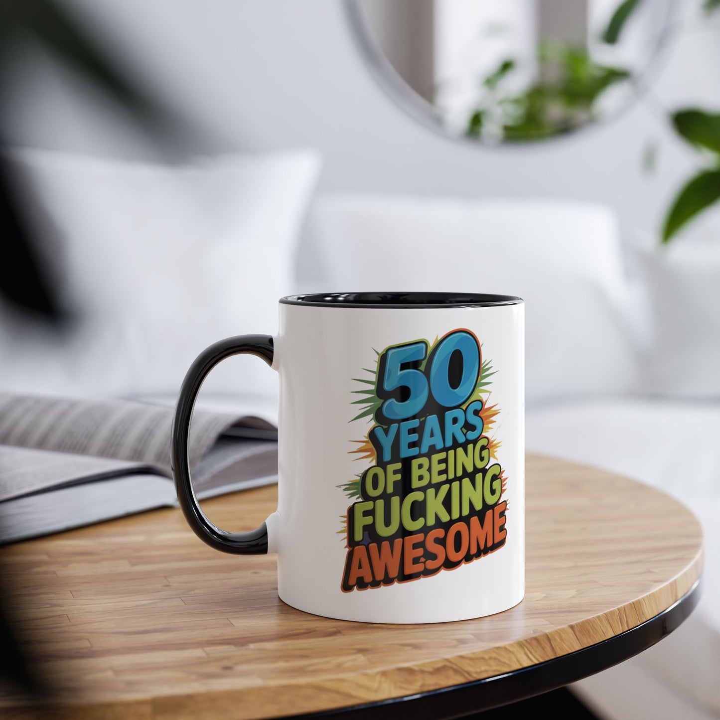 50th Birthday Mug 50 Years Of Being Fucking Awesome C