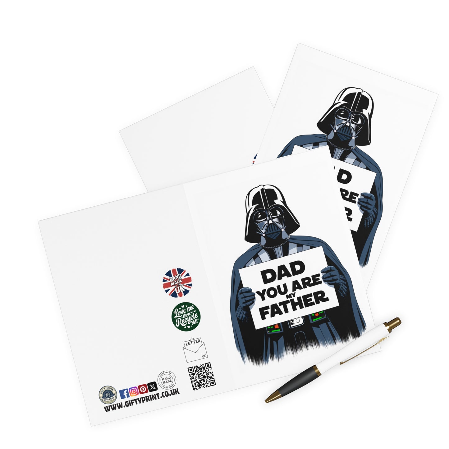 Fathers Day Card Darth Vader Dad You Are My Father C