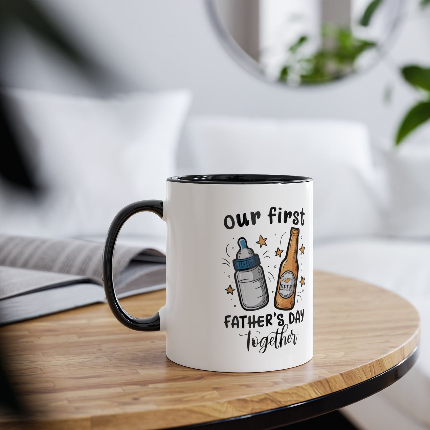 Fathers Day Mug Our First Fathers Day Together Personalised