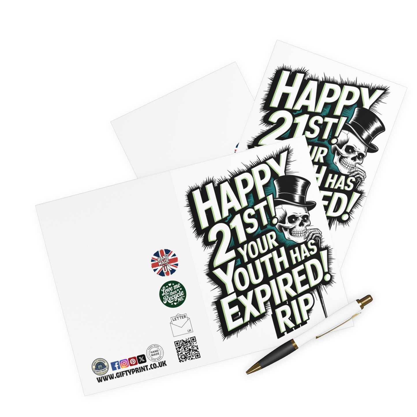 Funny 21st Birthday Card Your Youth Has Expired RIP