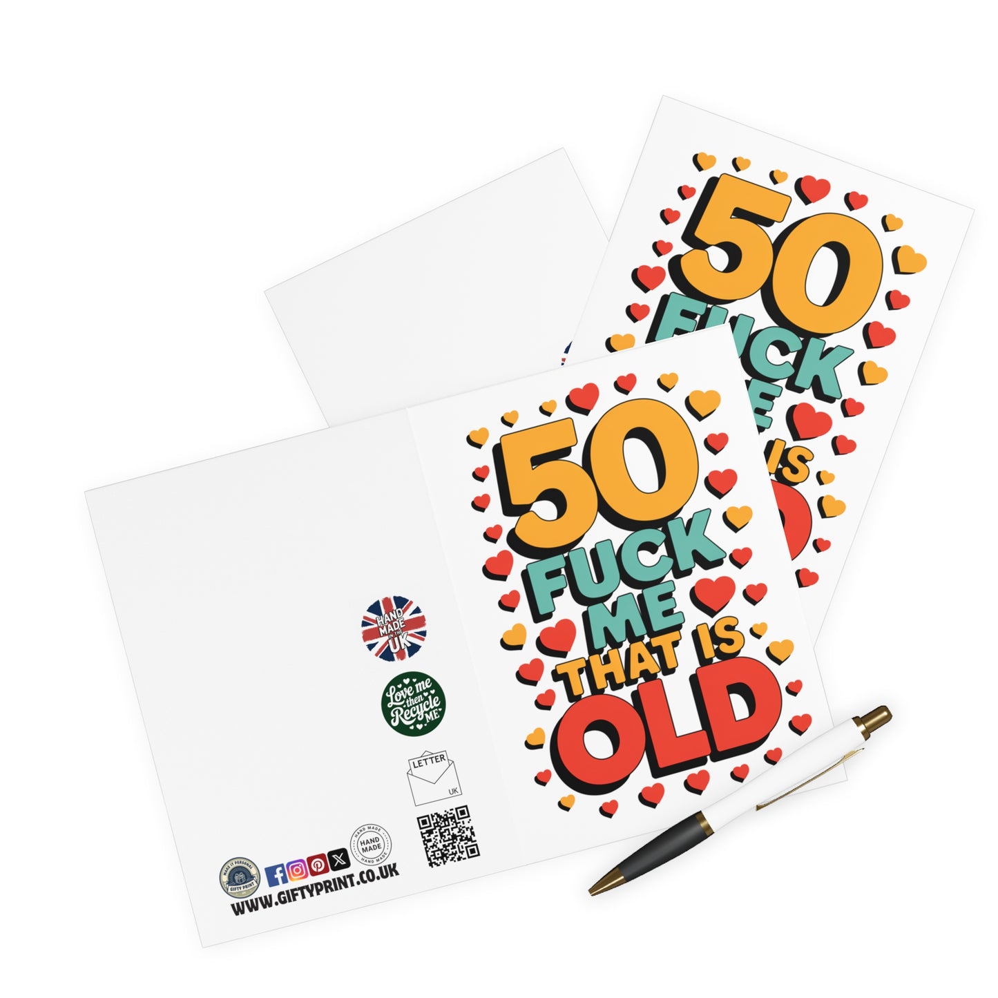 Funny 50th Birthday Card 50 Fuck Me That Is Old