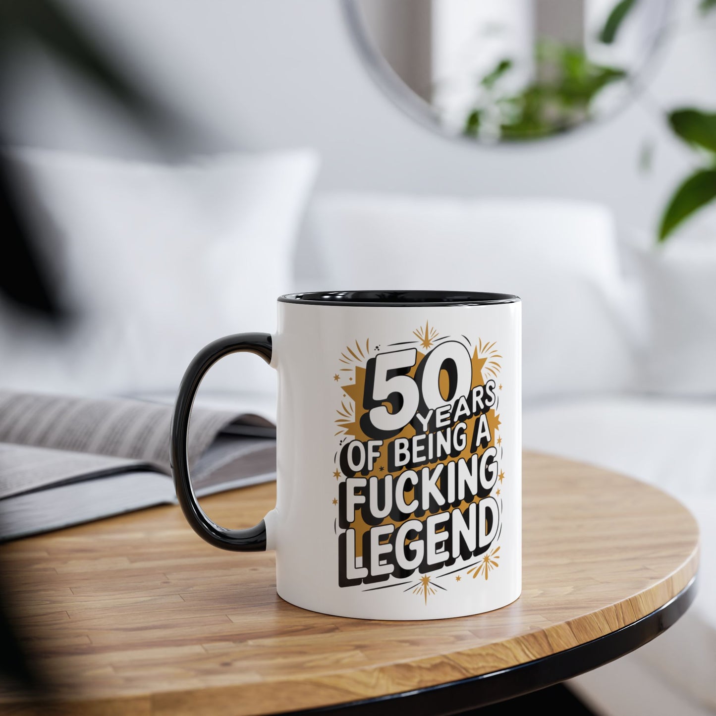 Funny 50th Birthday Mug 50 Years Of Being A Fucking Legend C