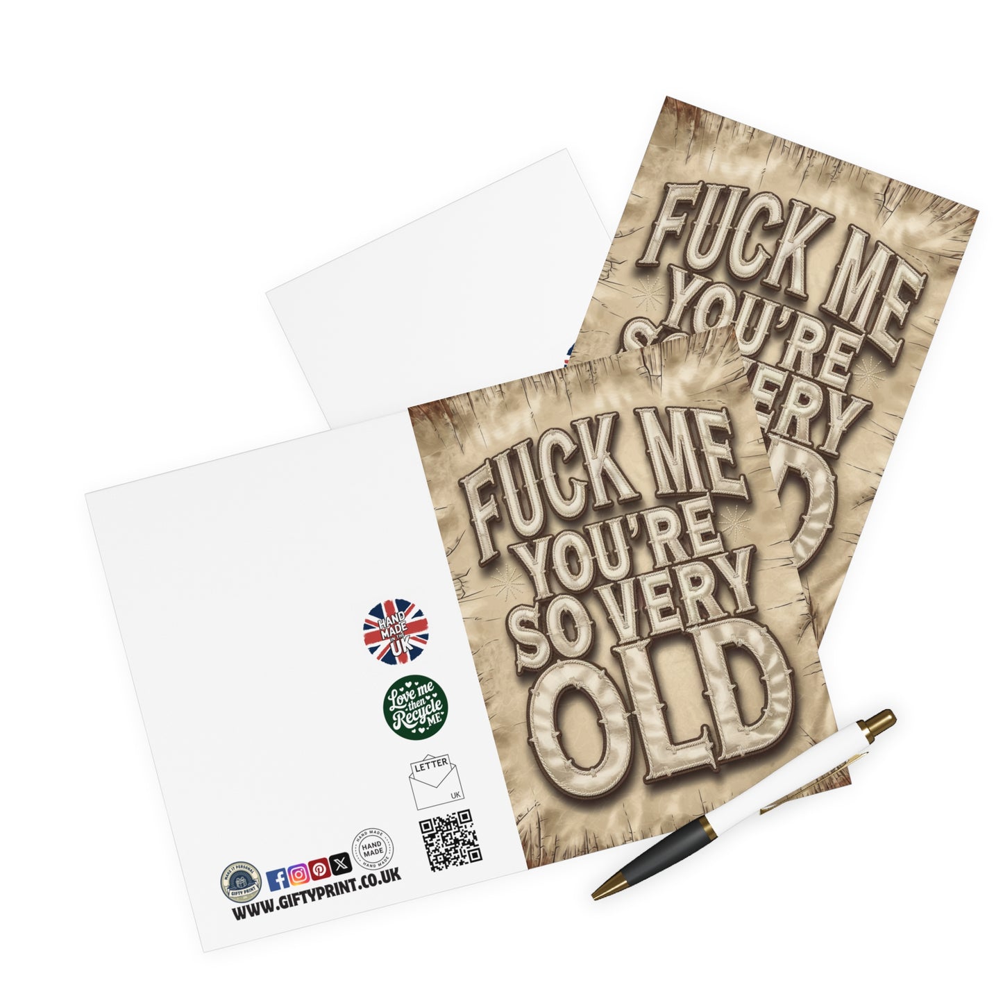 Funny Birthday Card Fuck Me Your So Very Old