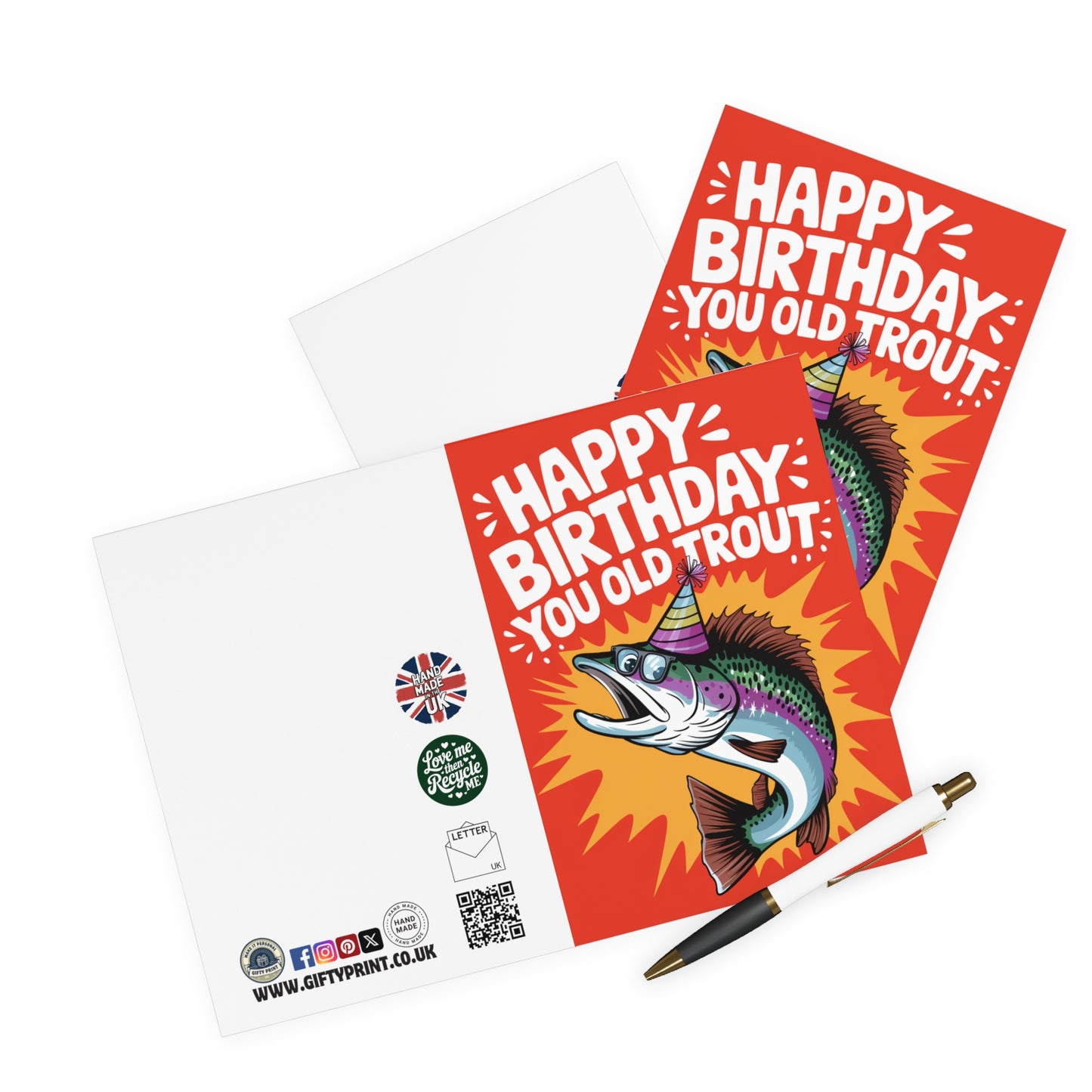 Funny Birthday Card Happy Birthday You Old Trout