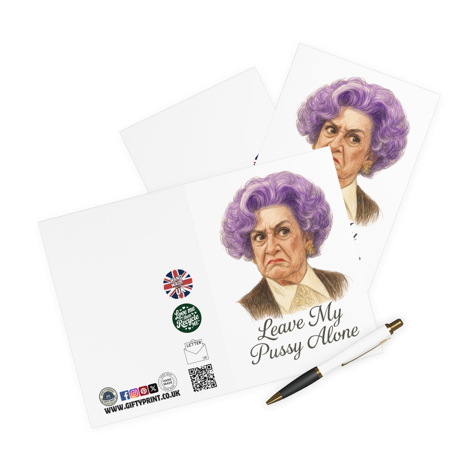 Funny Birthday Card Leave My Pussy Alone