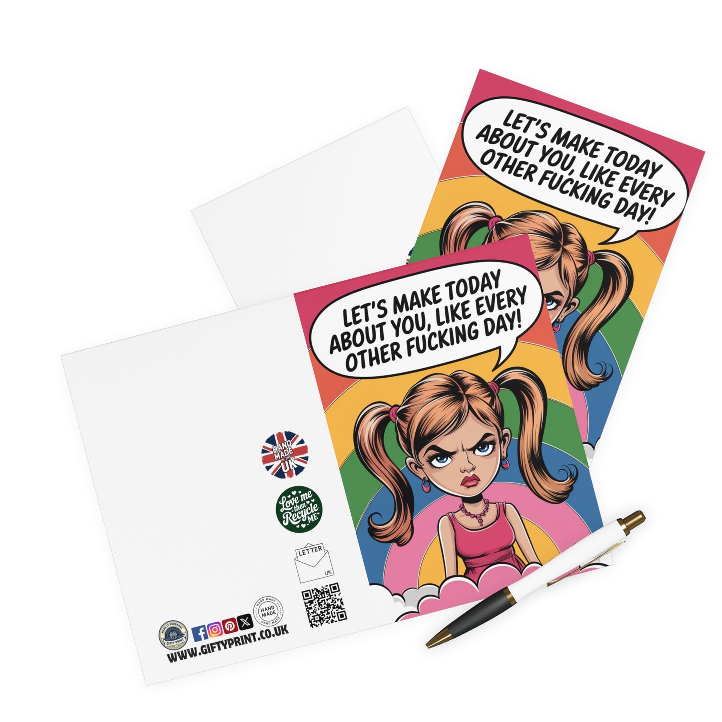 Funny Birthday Card Let's Make Today About You Like Every Other Day C