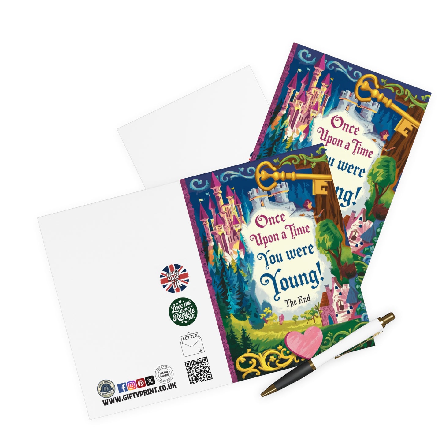 Funny Birthday Card Once Upon A Time You Were Young! The End