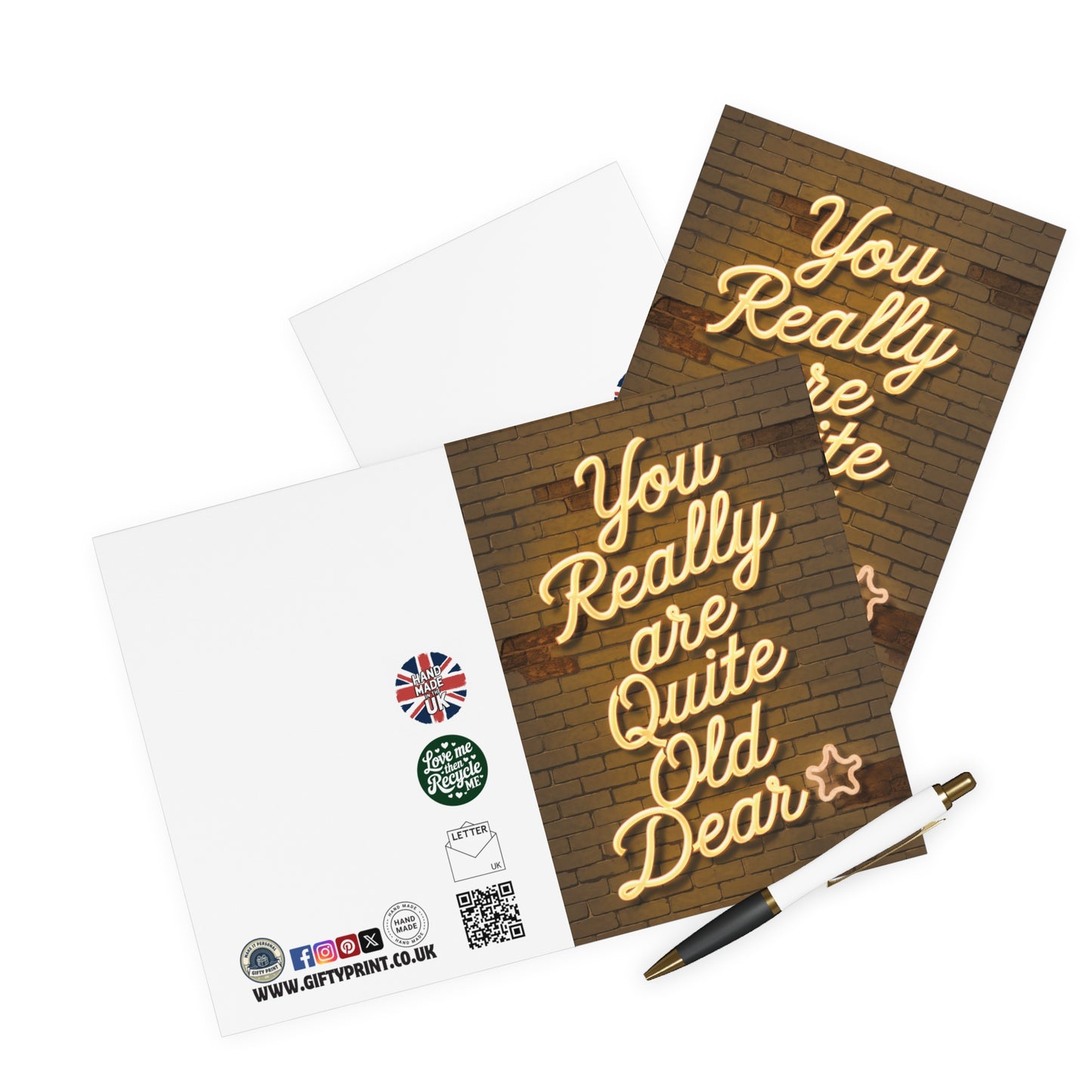 Funny Birthday Card You Really Are Quite Old Dear