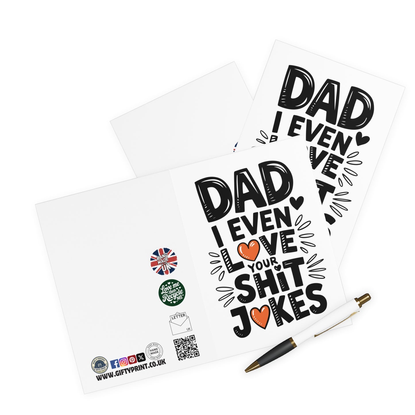 Funny Fathers Day Card I Even Like Your Shit Jokes C