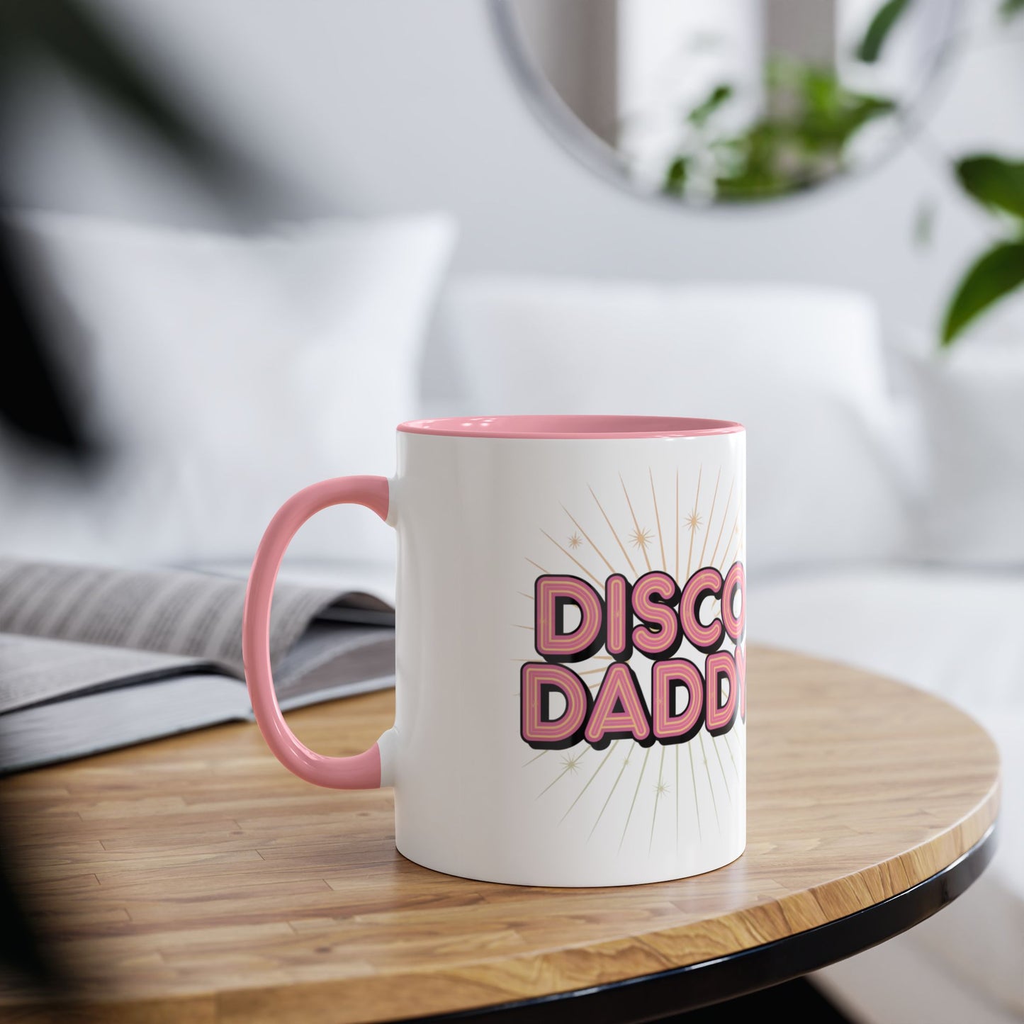 Funny Gay Mug Disco Daddy Pink Mug