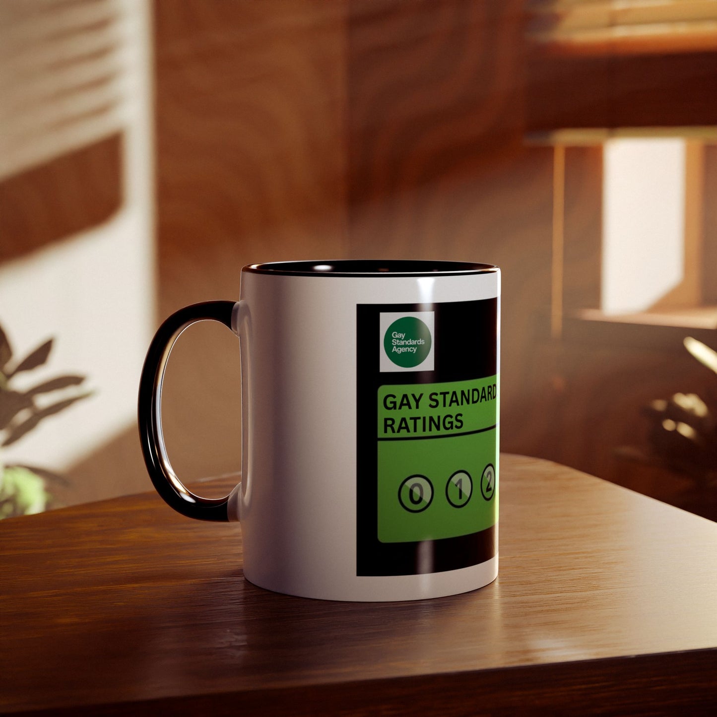 Funny Gay Mug Gay Standards Ratings Supreme Gay