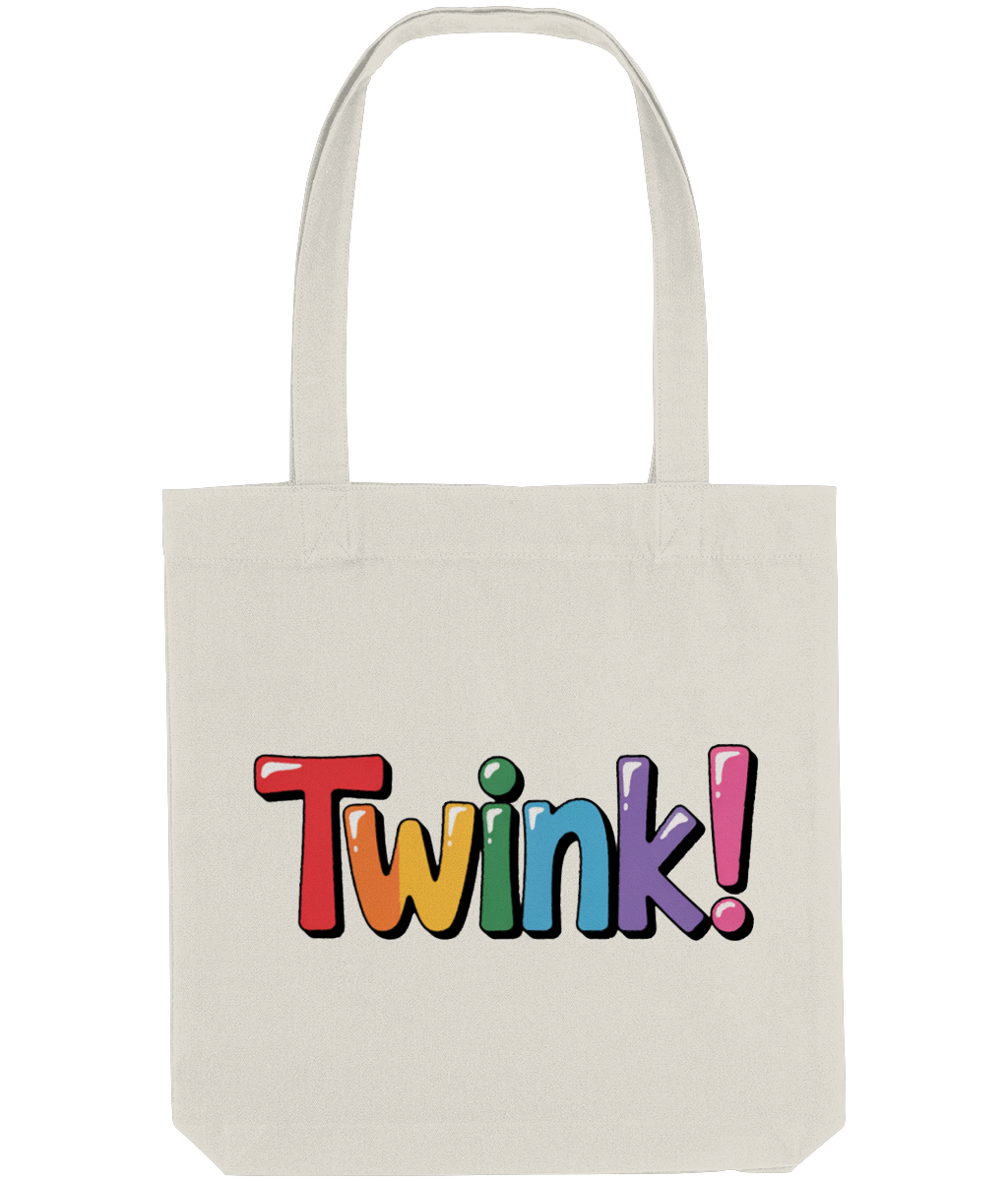 Funny Gay Tote Shopping Bag Twink Natural