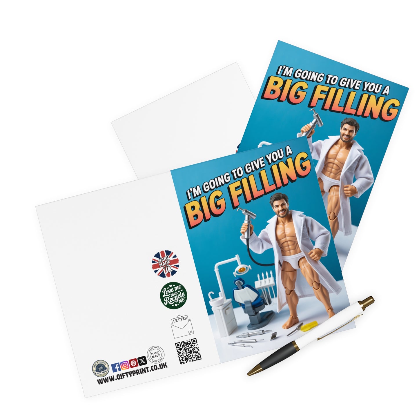 Funny Gay Valentine’s Card – LGBTQ+ Love Humour Big Filling context