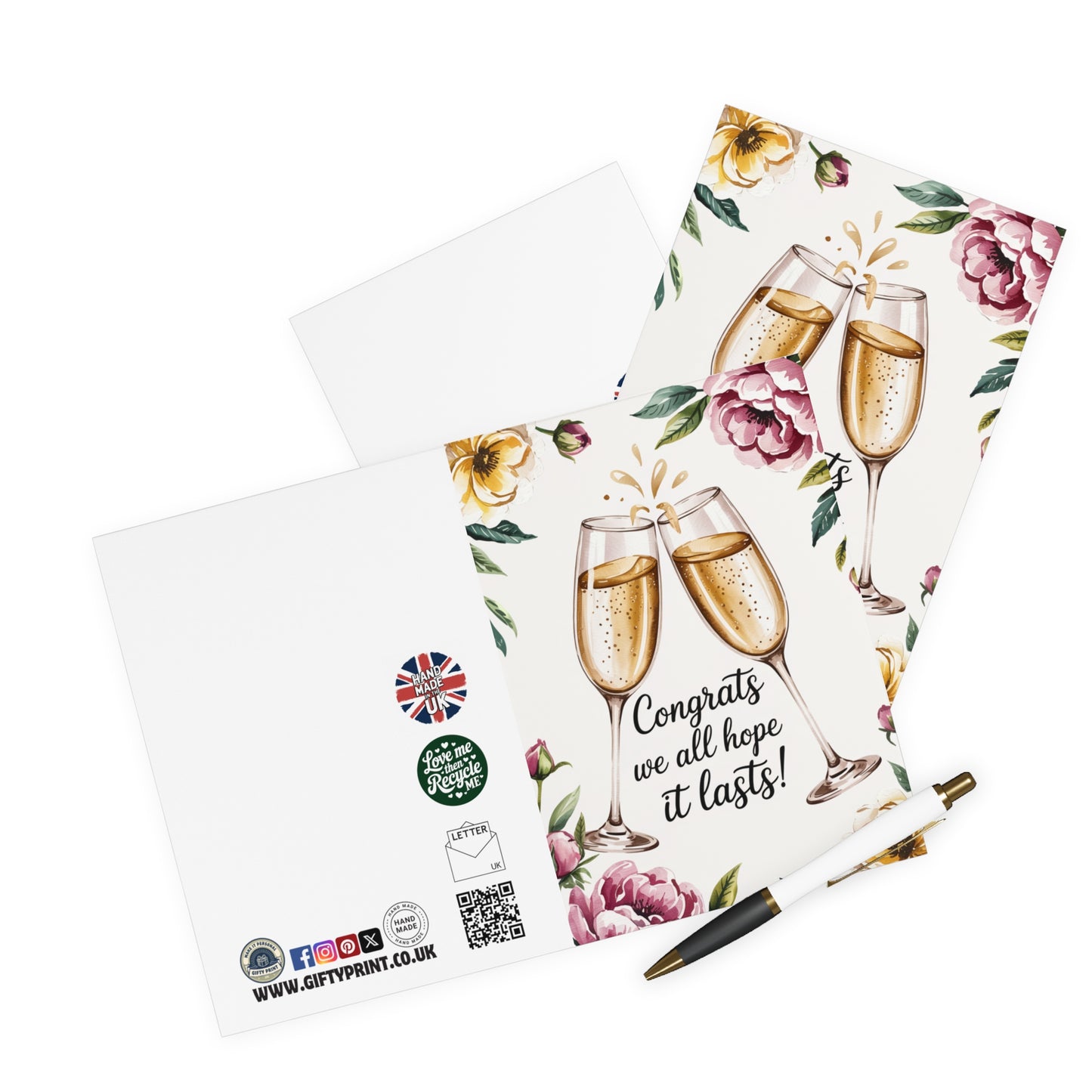 Funny Wedding Card Congrats We All Hope It Lasts