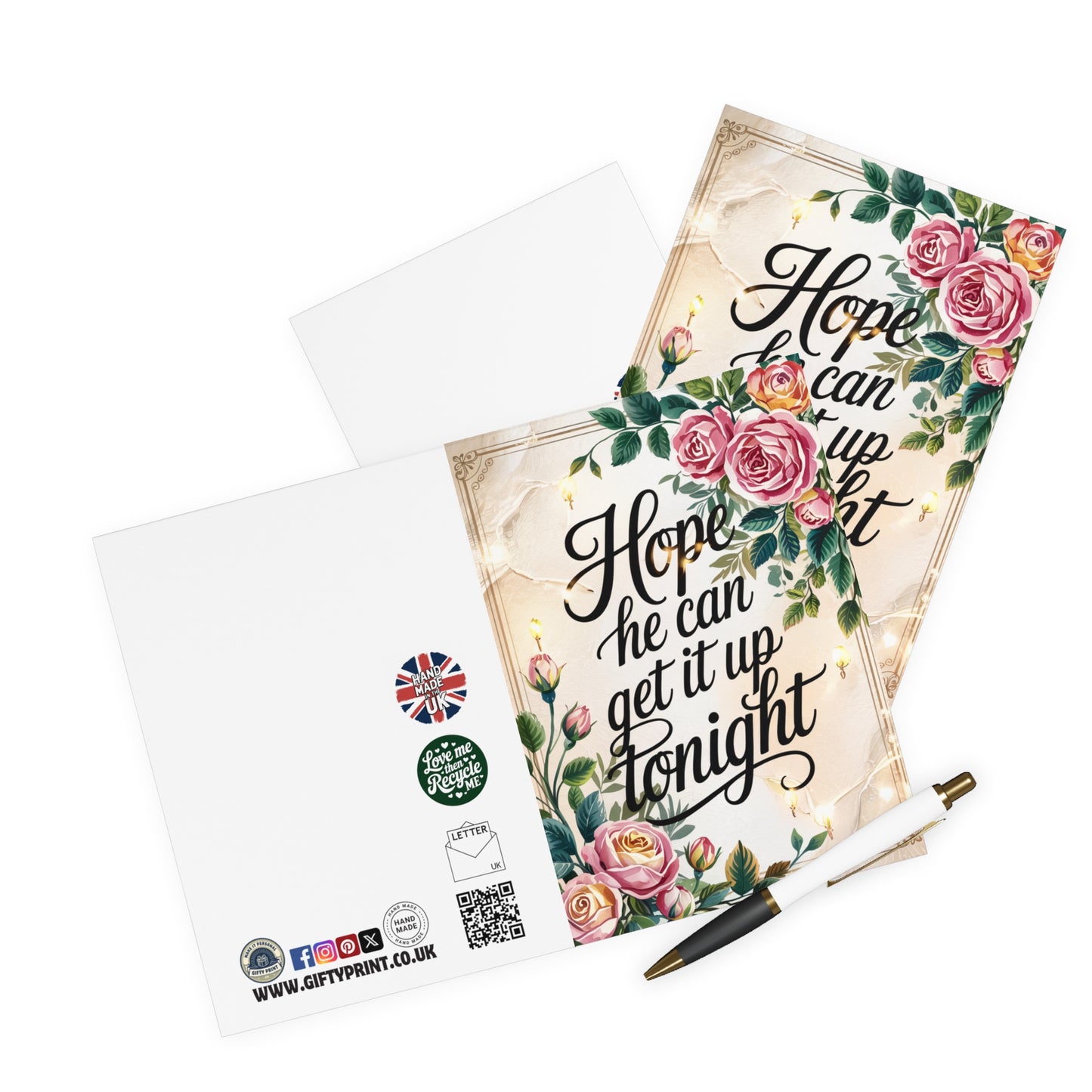 Funny Wedding Card Hope He Can Get It Up Tonight