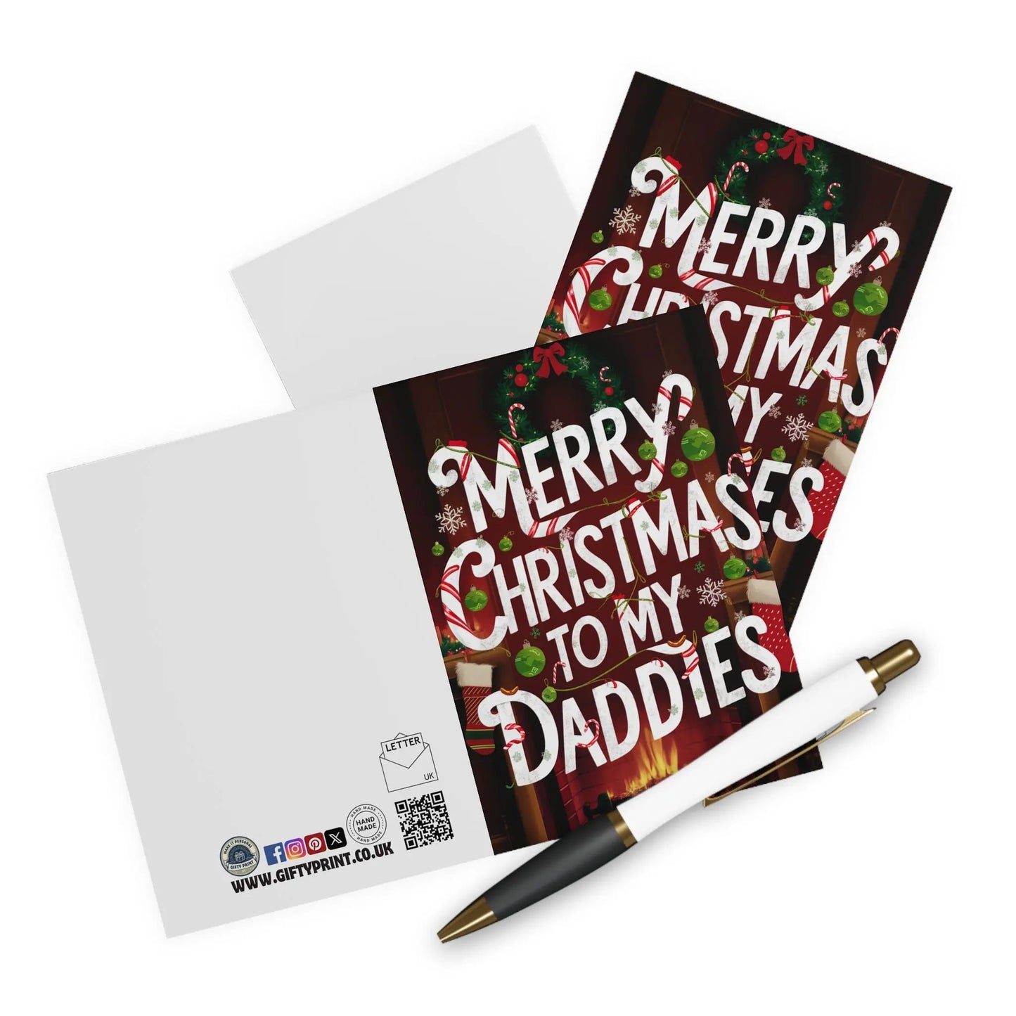 Context Gay Christmas Card Merry Christmas To My Daddies