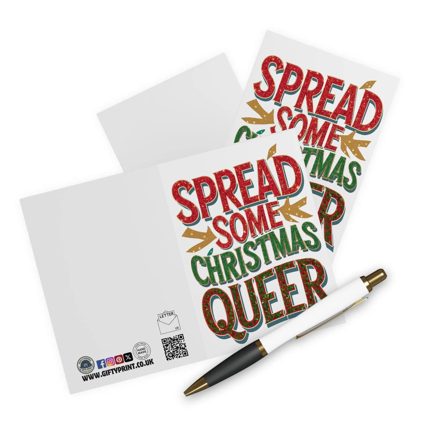 Context Gay Christmas Card Spread Some Christmas Cheer