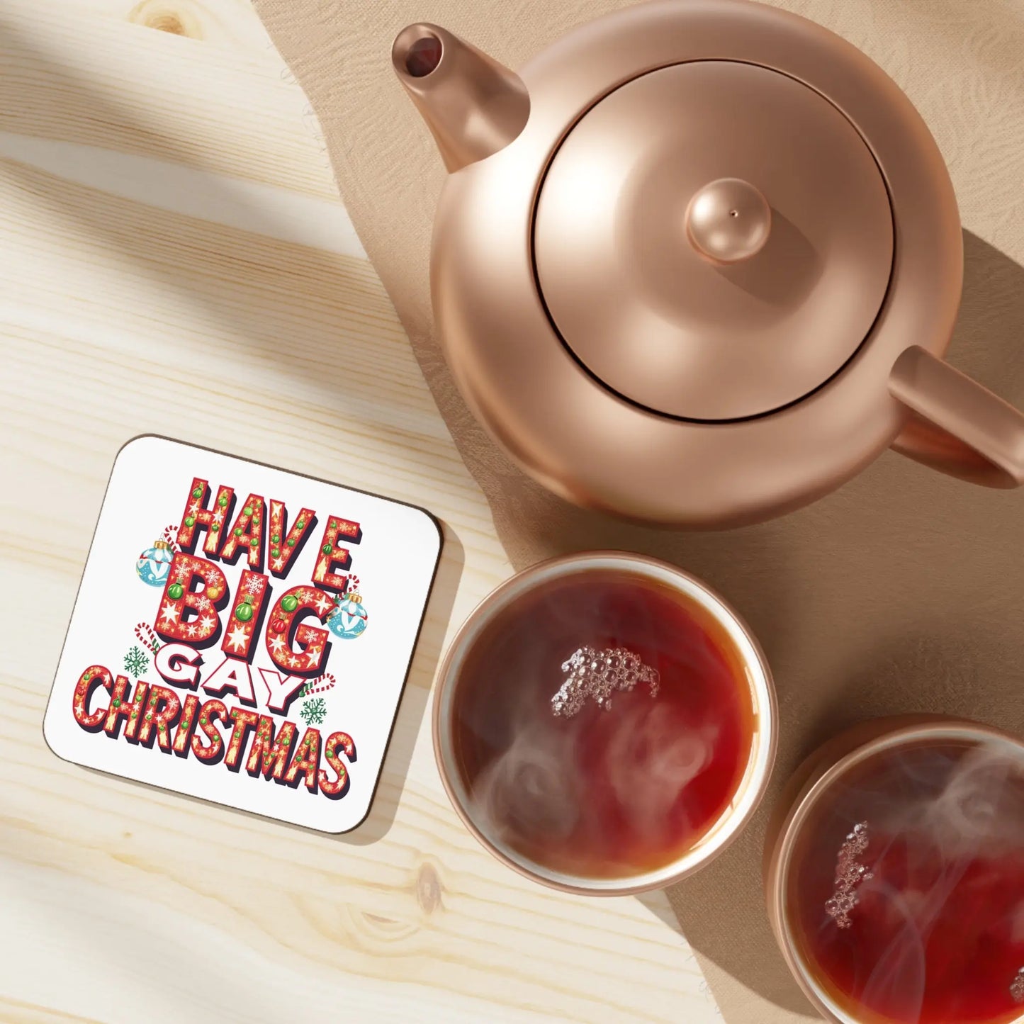 Context Gay Christmas Coaster Have A Big Gay Christmas