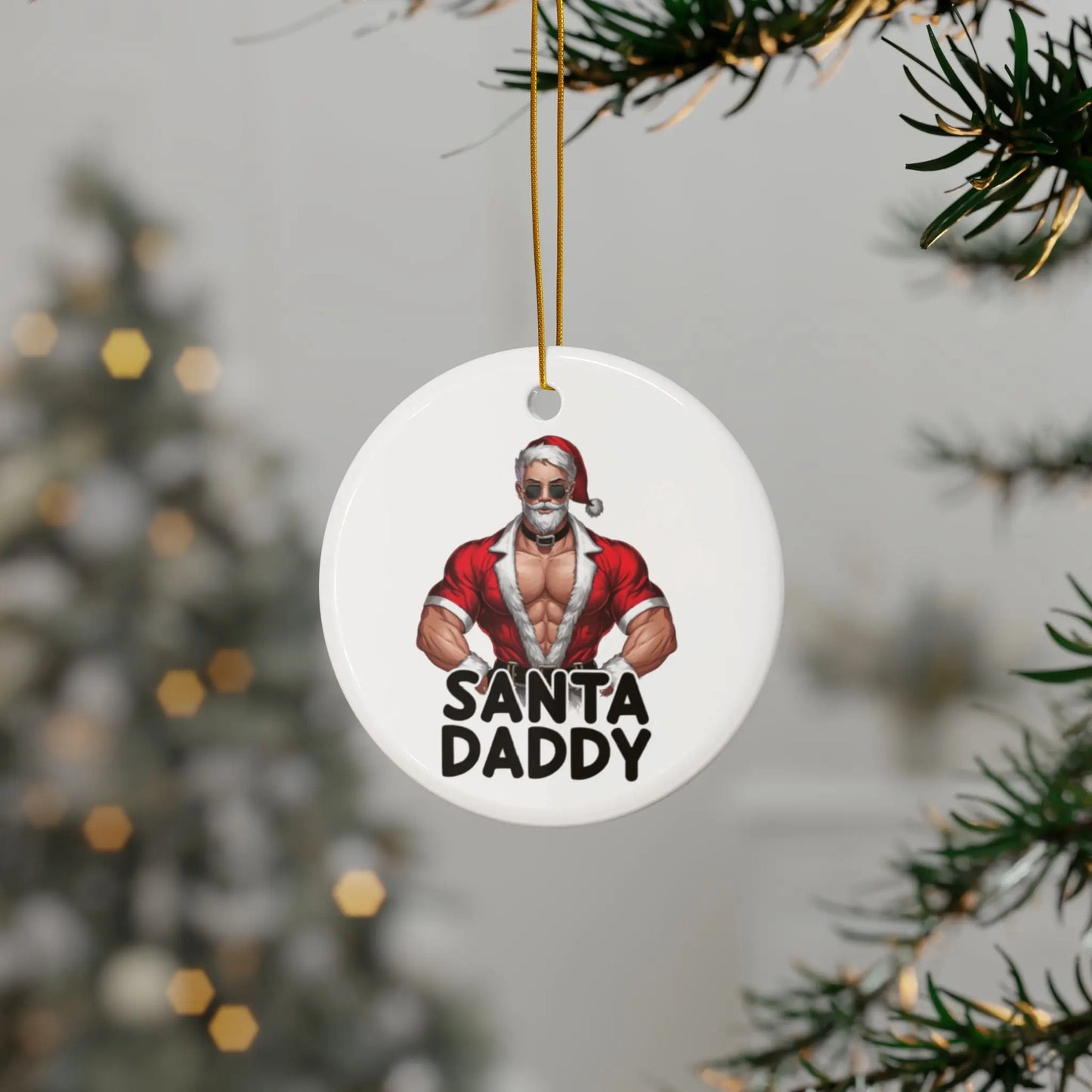 Tree Gay Santa Daddy Christmas Tree Bauble