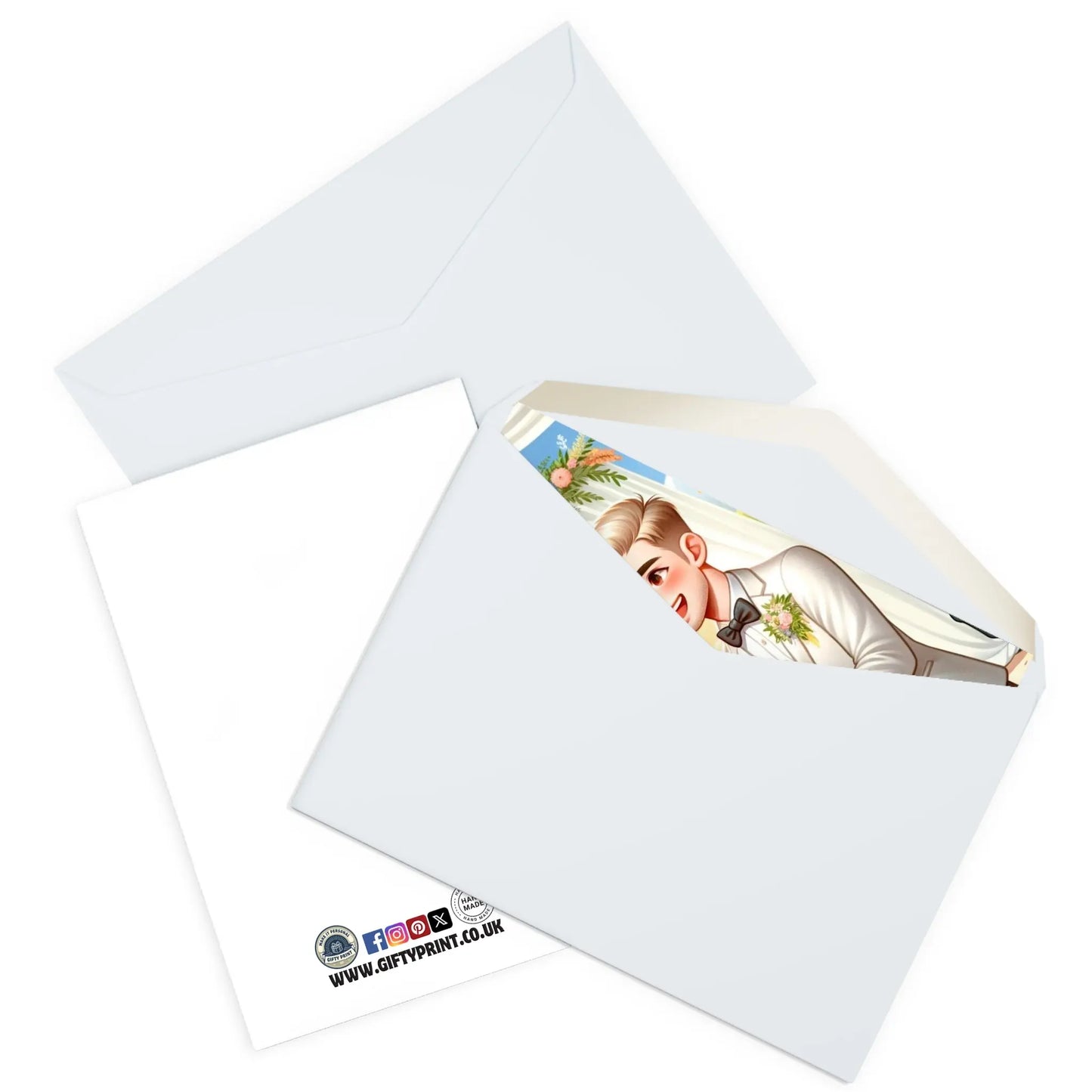 Gay Wedding Card Mr & Mr Congratulations Card