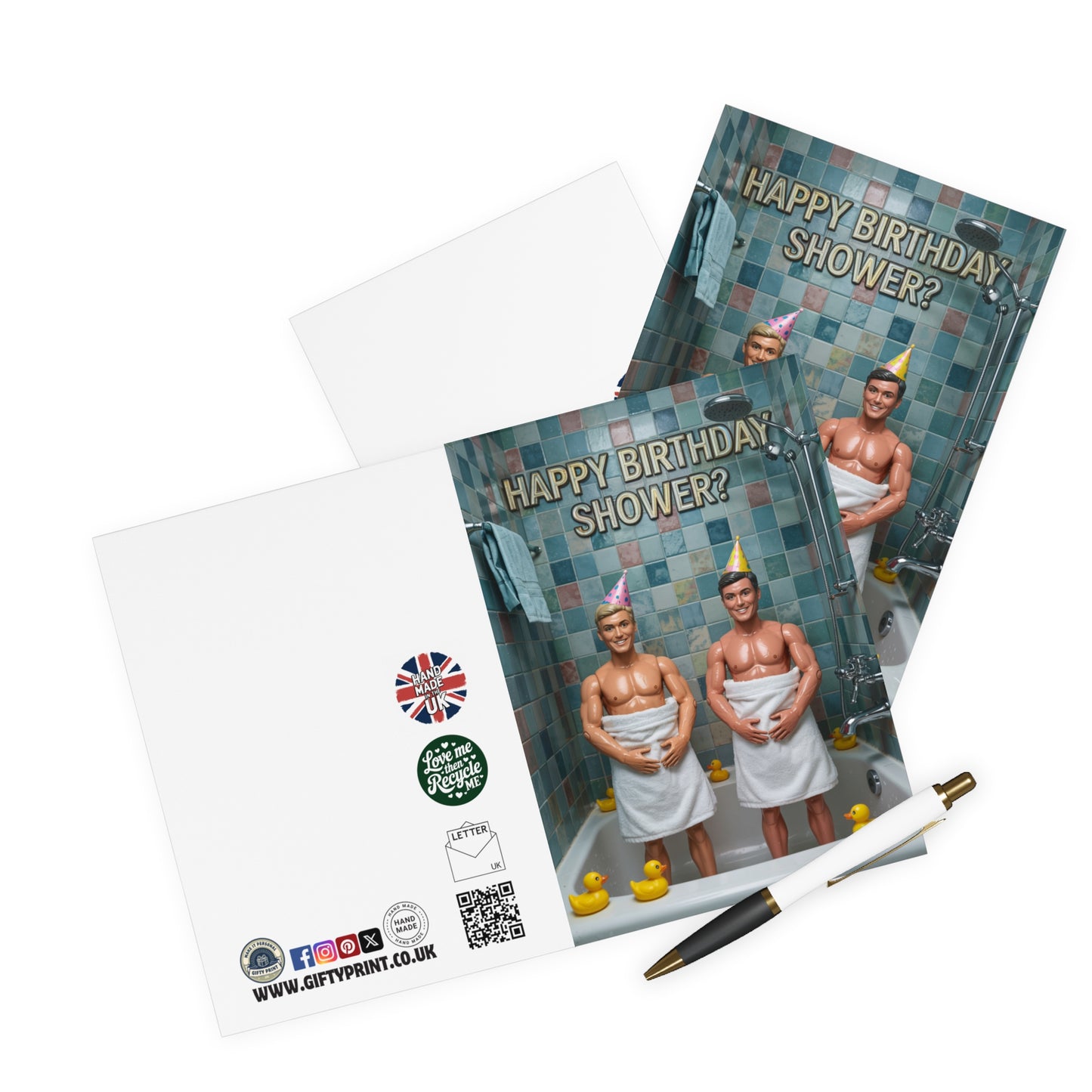 Gay Birthday Card Happy Birthday Shower ? Dolls