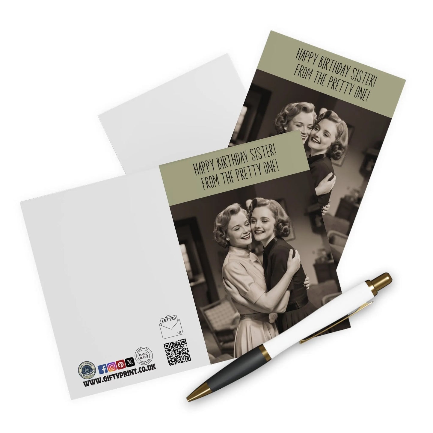 Context Happy Birthday Sister From The Pretty One Birthday Card