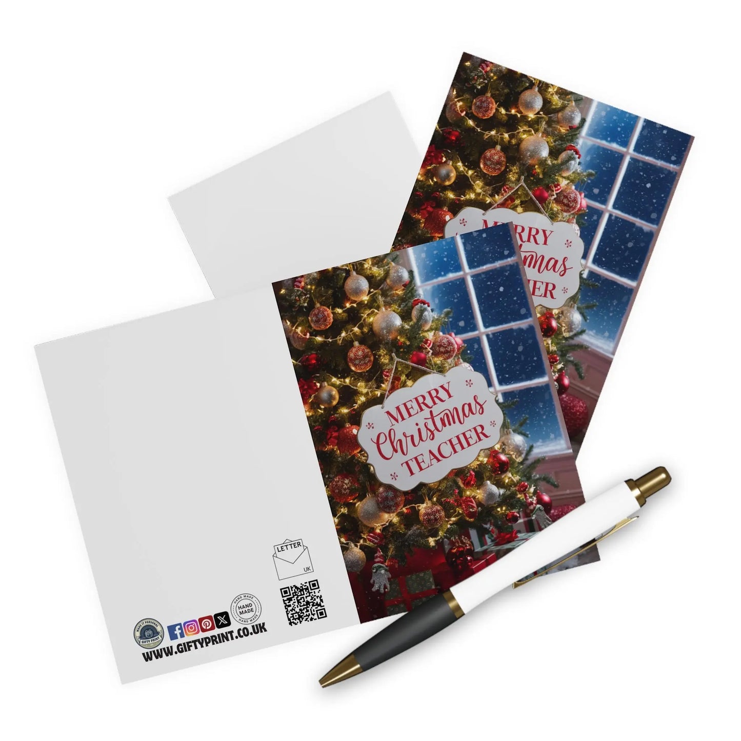 Context Merry Christmas Teacher Christmas Tree Christmas Card