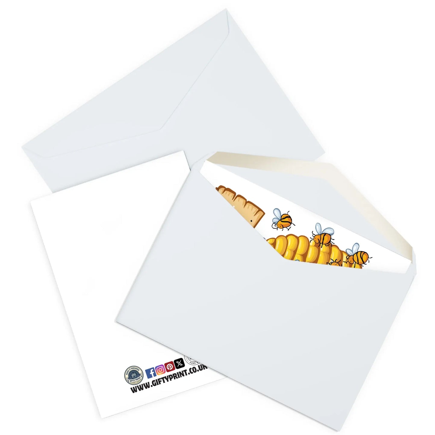 enveloped New Home Card Bee Happy In Your New Hive