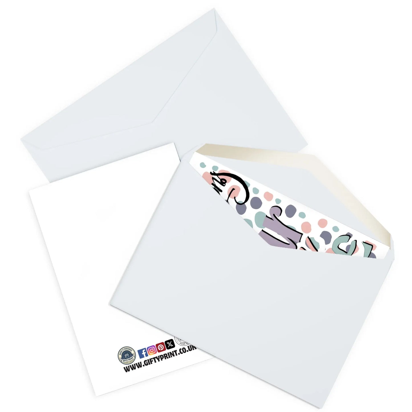 Enveloped New Home Card Congratulations New Home Bubble Design