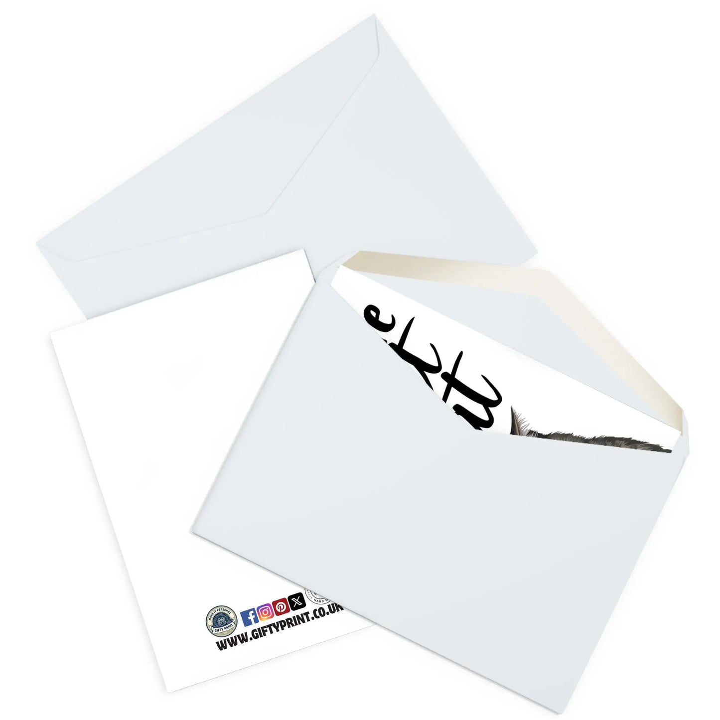 enveloped New Home Card Don't Forget The Cat