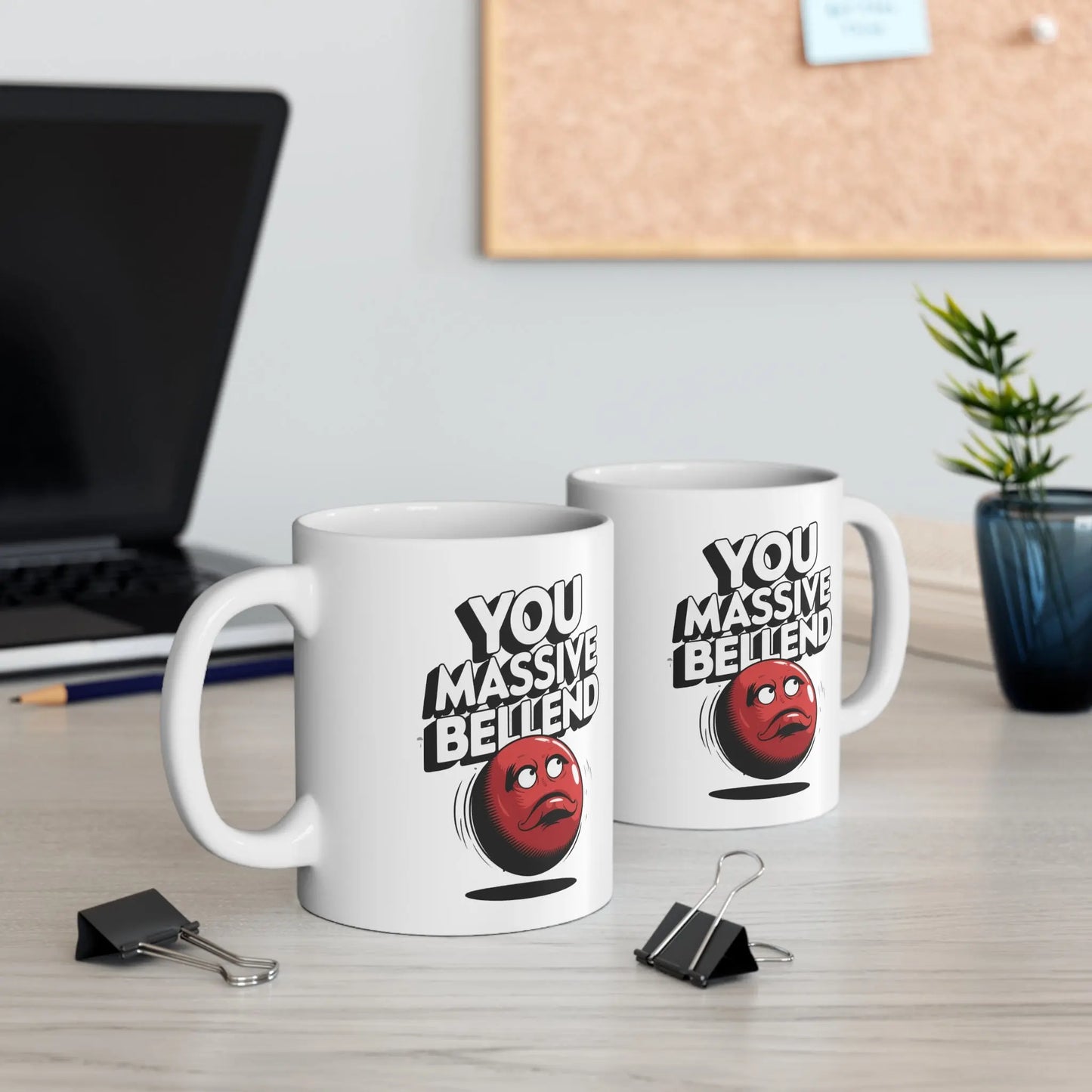 Personalised Funny Mug You Massive Bellend context