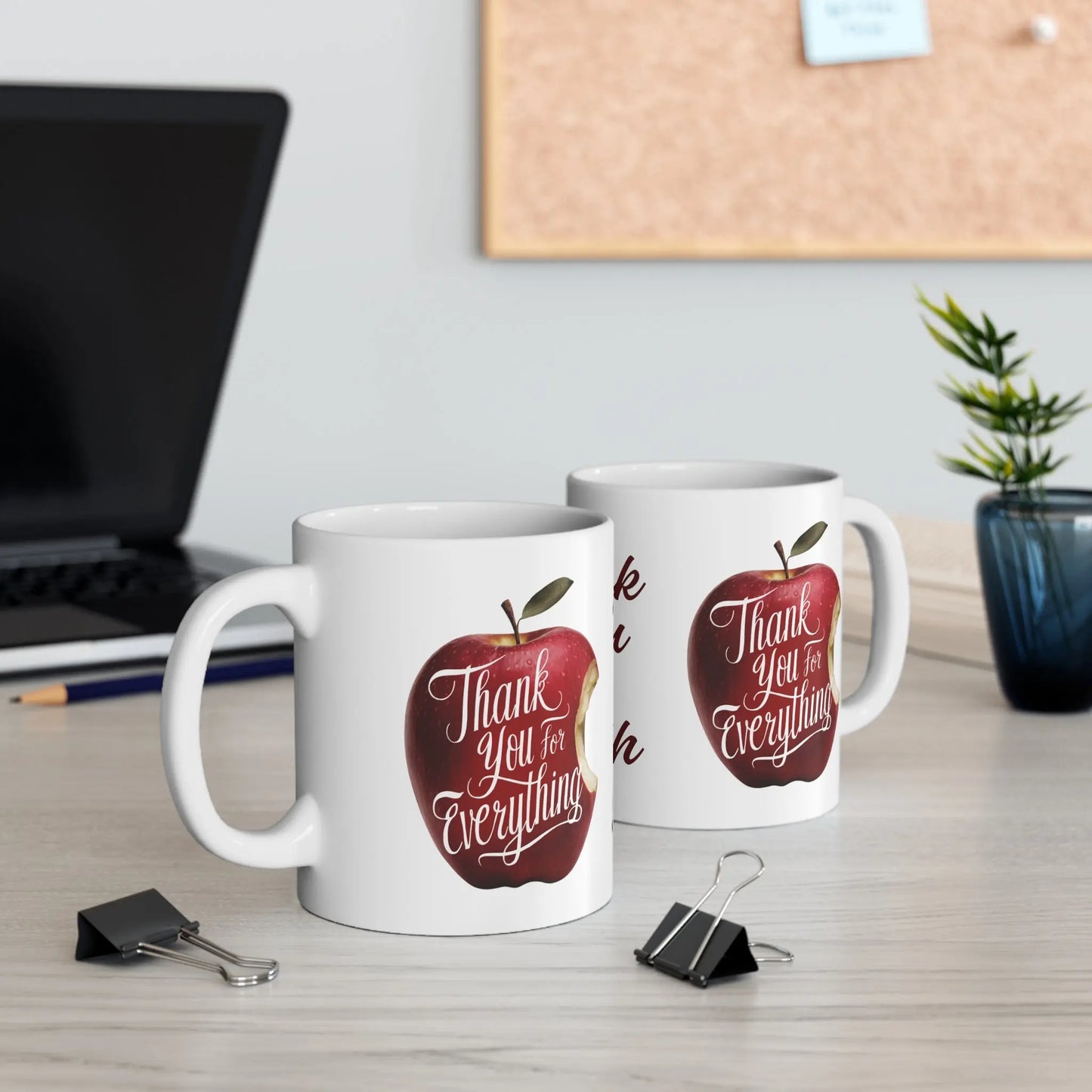 context Personalised Apple Teachers Thank You Mug