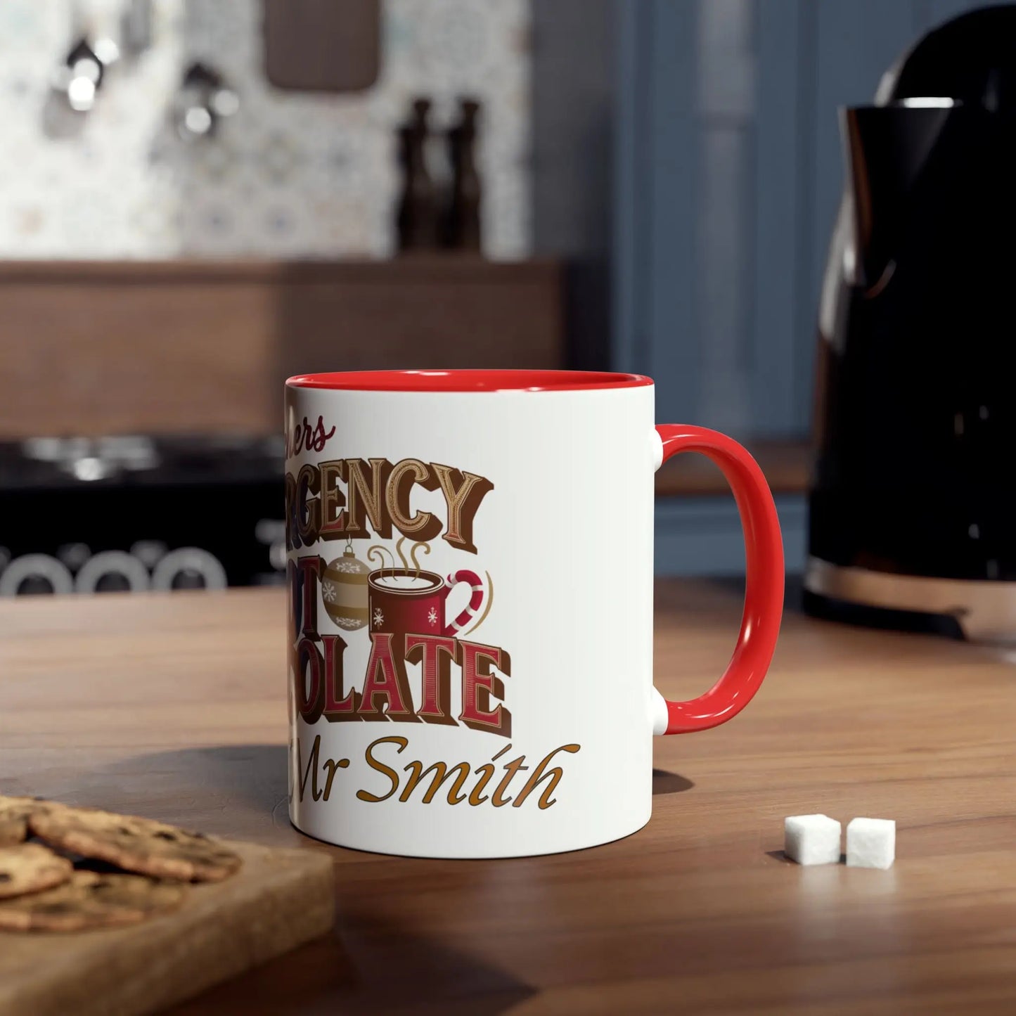 Context Personalised Teachers Hot Chocolate Christmas Mug