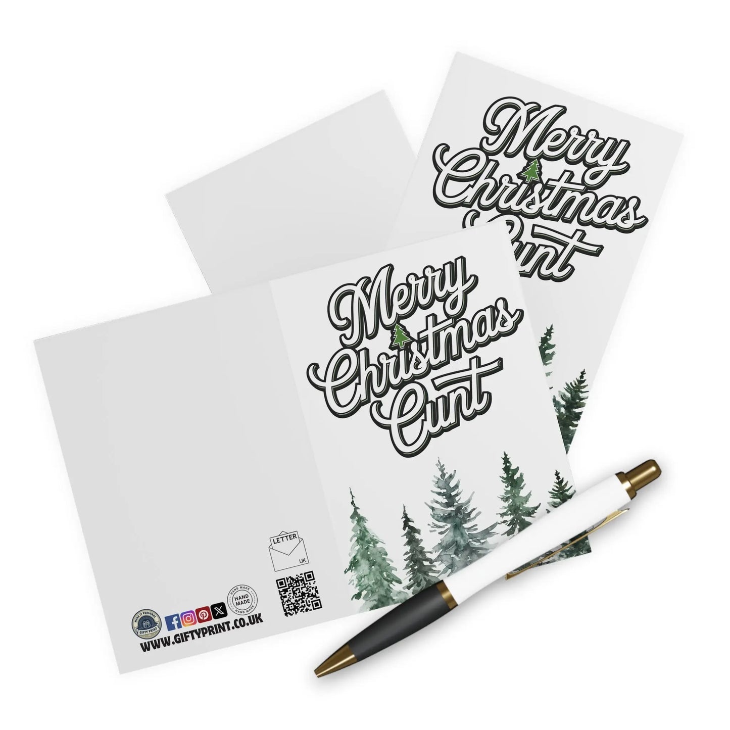 Context Rude Christmas Card Merry Christmas Cunt