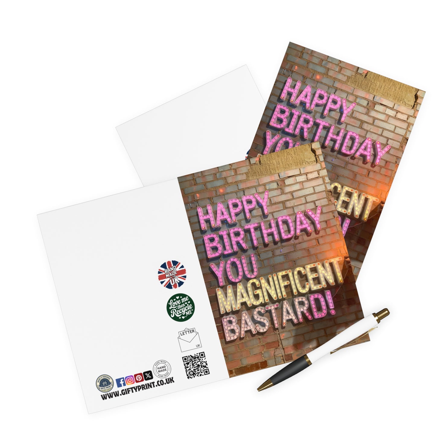 Rude Birthday Card Happy Birthday You Magnificent Bastard