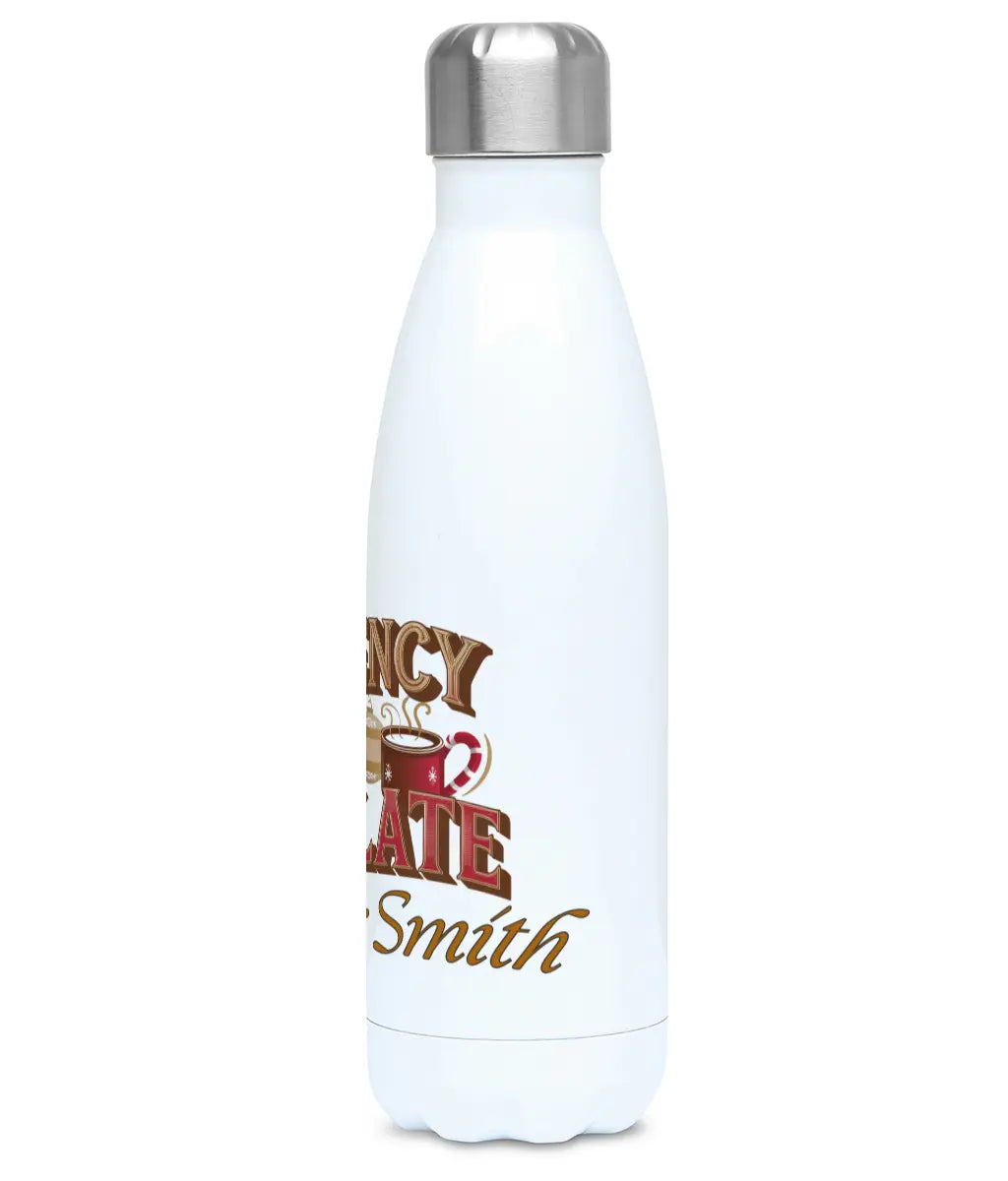 Teachers Water Bottle Personalised Teachers Hot Chocolate Gifty Print