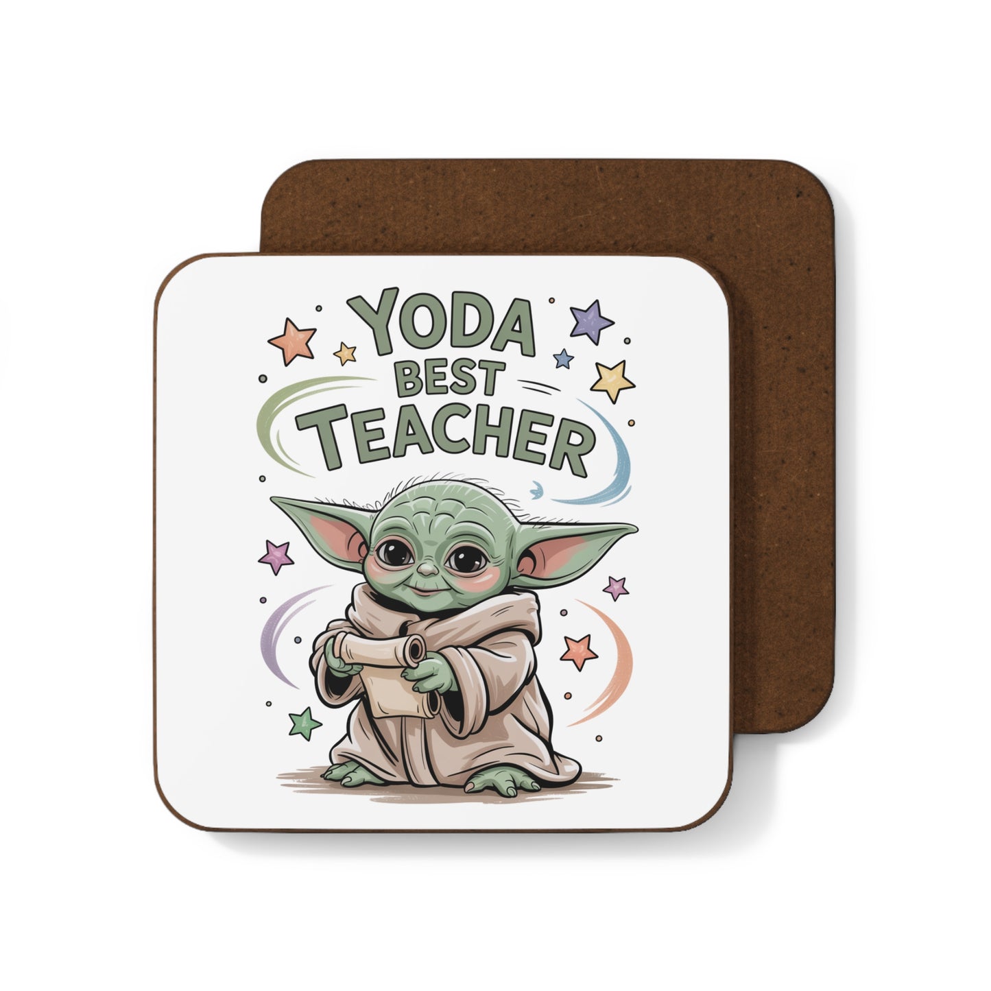 Teachers Gifts Baby Yoda Best Teacher Coaster