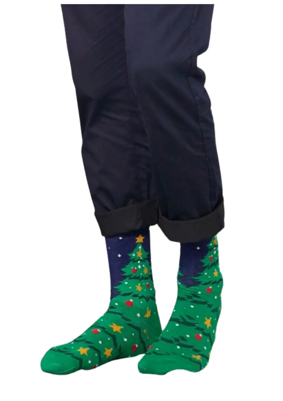 Unisex Christmas Trees Christmas Novelty Gift Socks