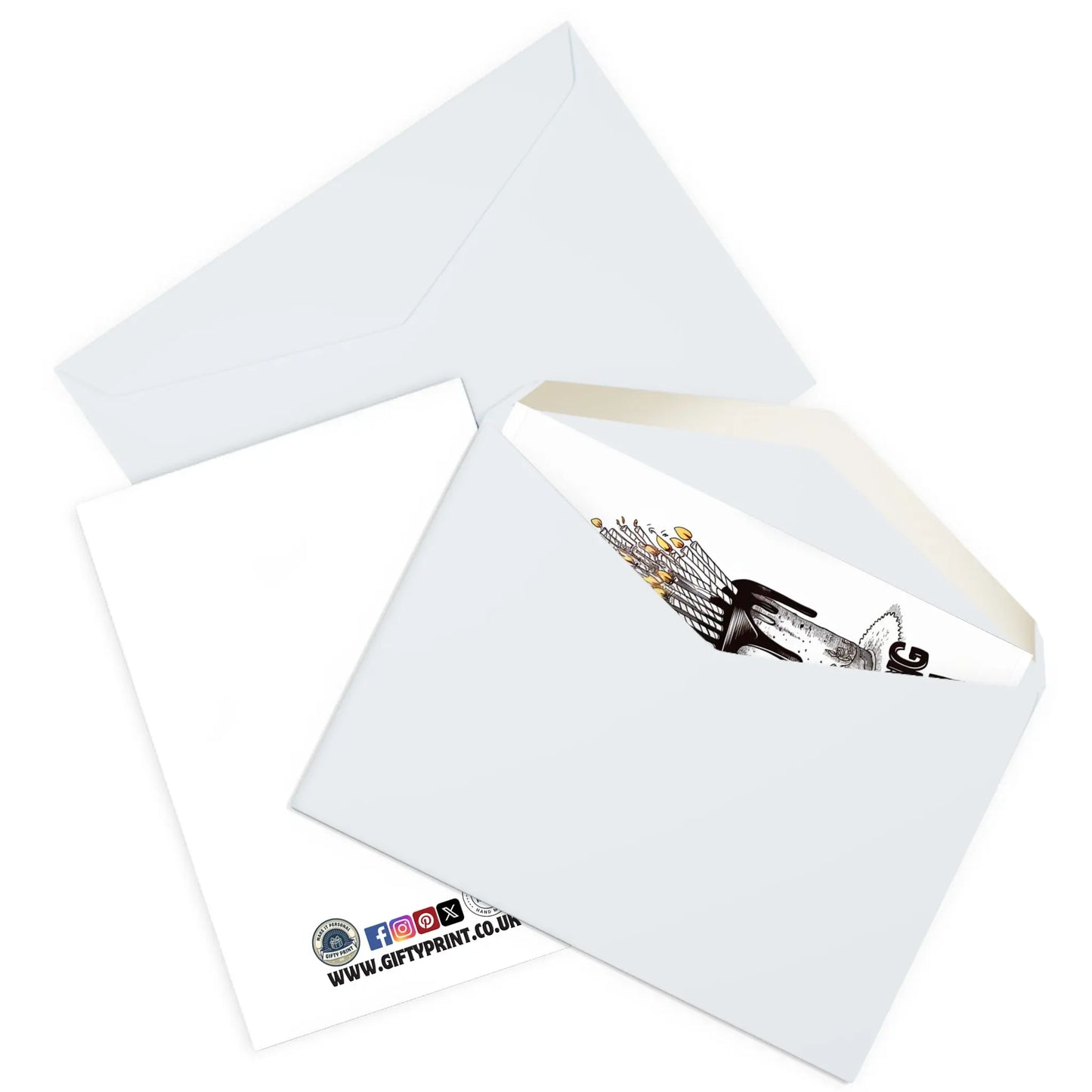 envelope Birthday Card I Gave Up Putting Candles on