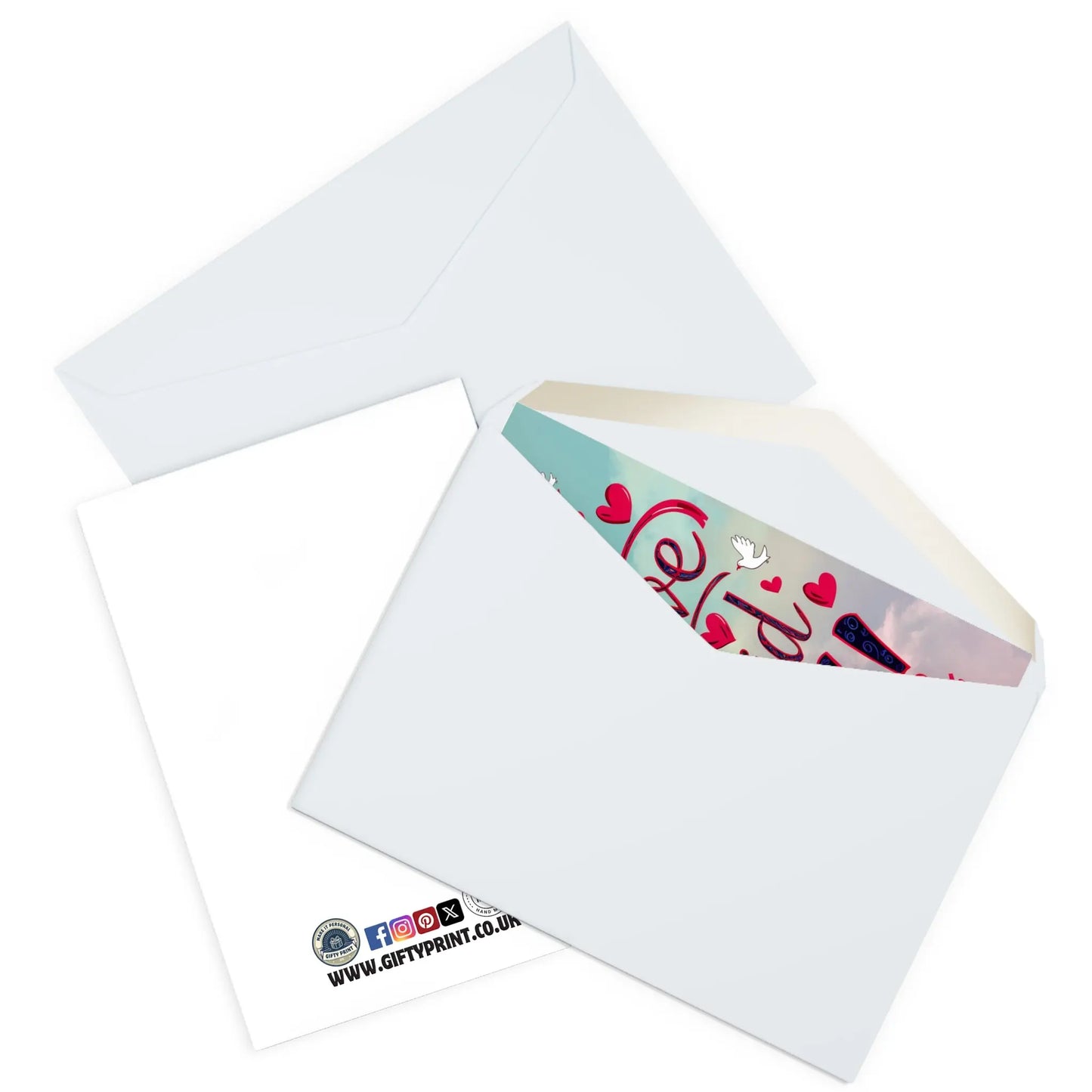 open Wedding Card I Can't Believe She Said Yes