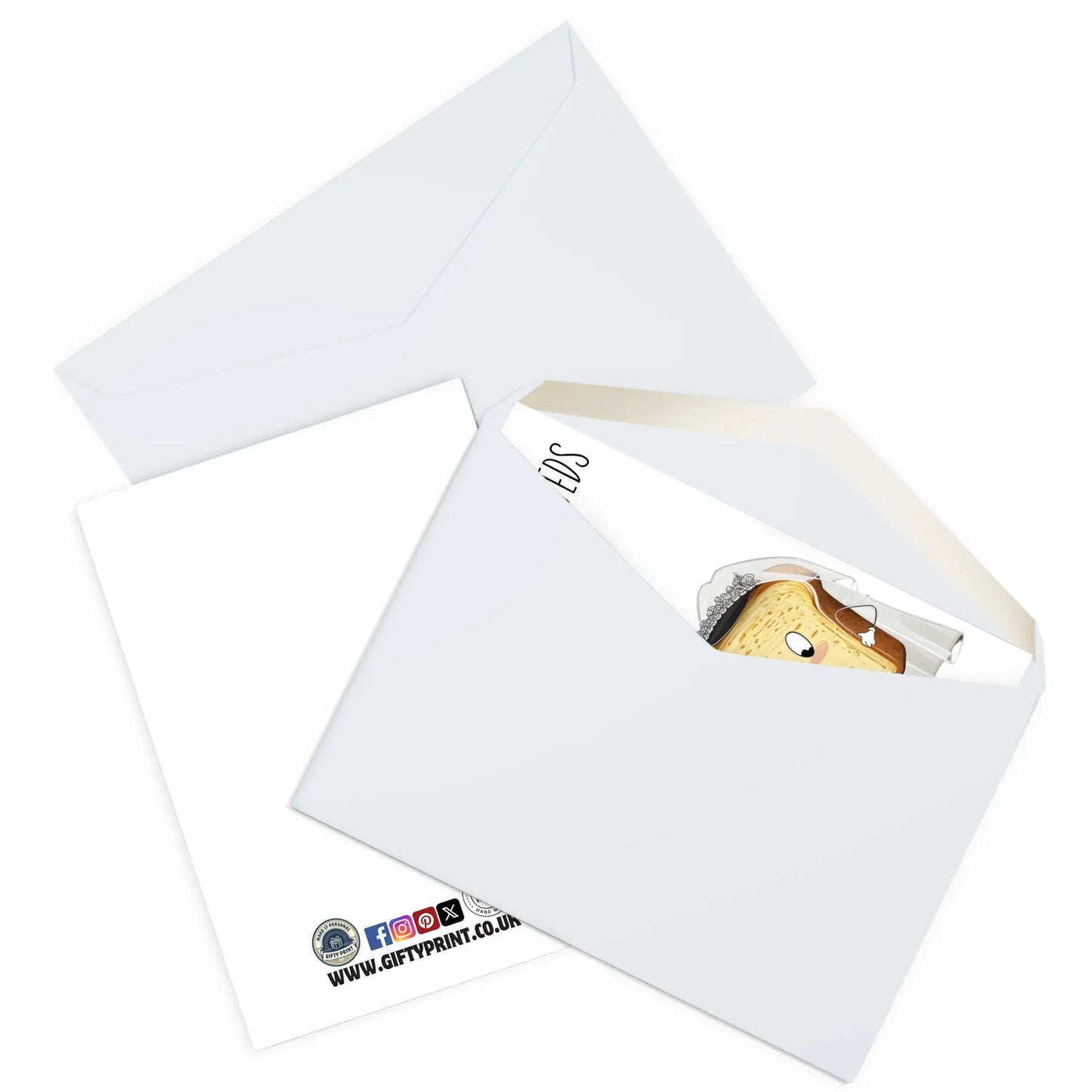 Personalised Wedding Cards A Toast To The Newly Weds Gifty Print