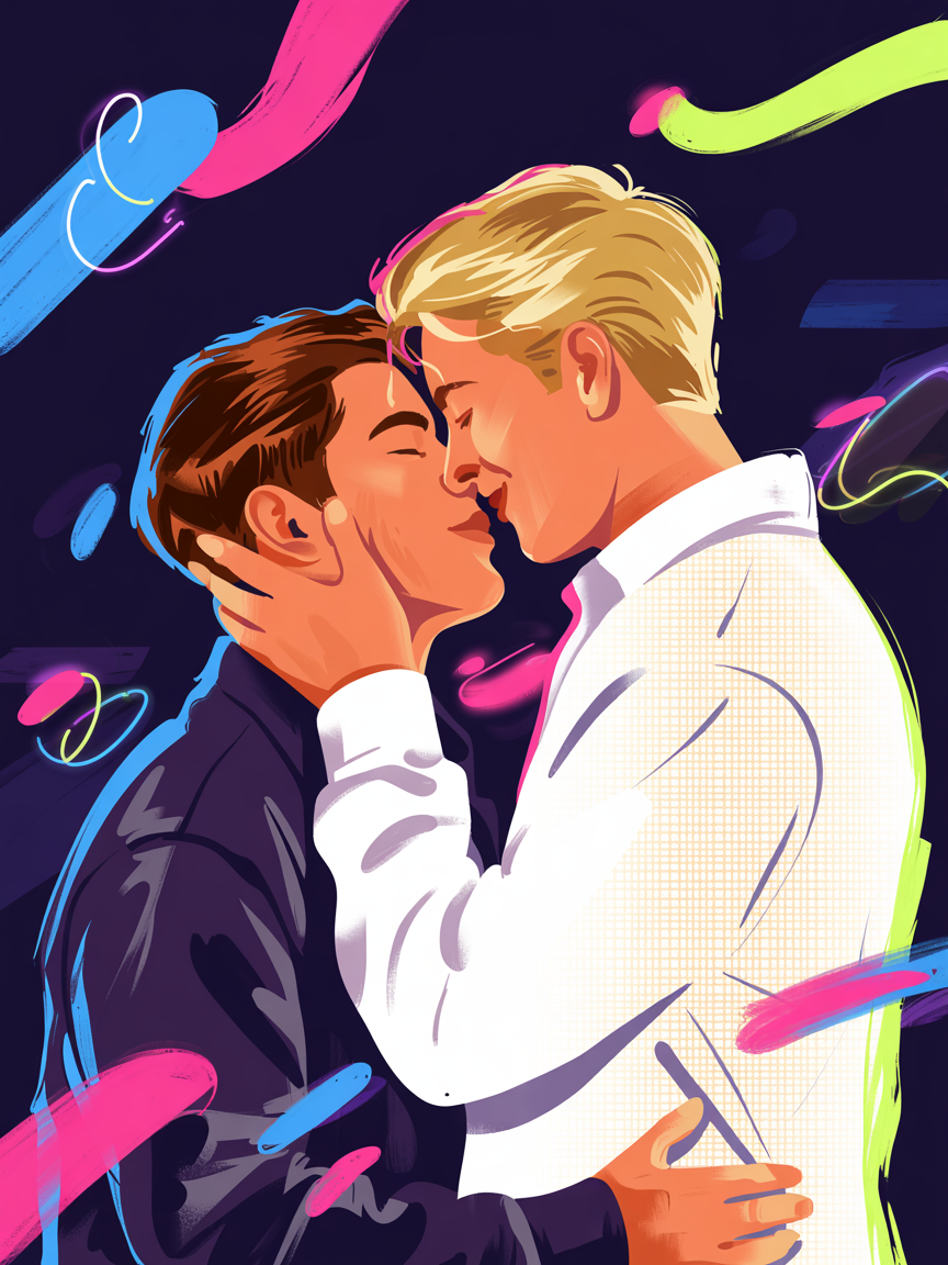 Queer wall art print – unique LGBTQ+ artwork UK