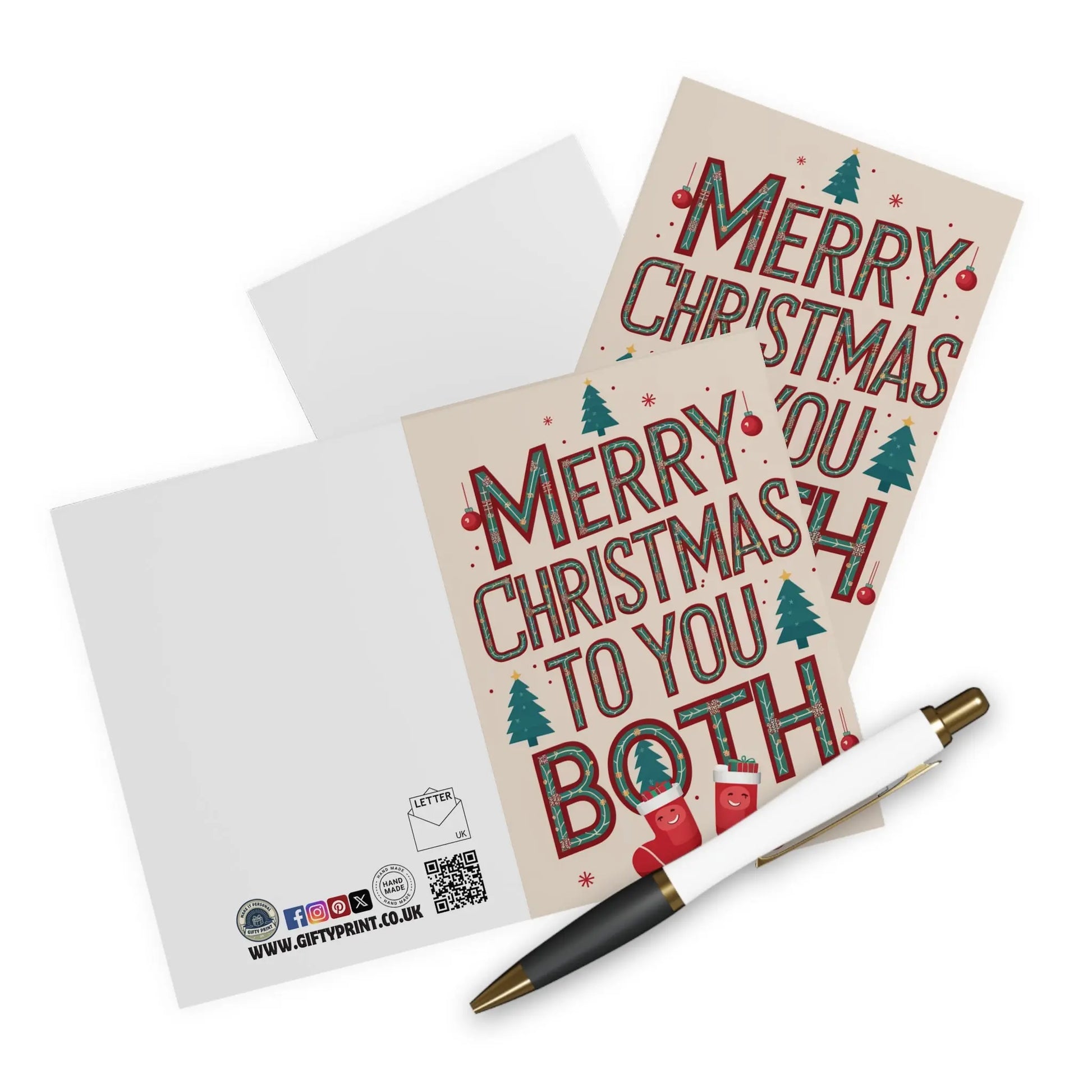 Context Christmas Card Merry Christmas To Both Of You