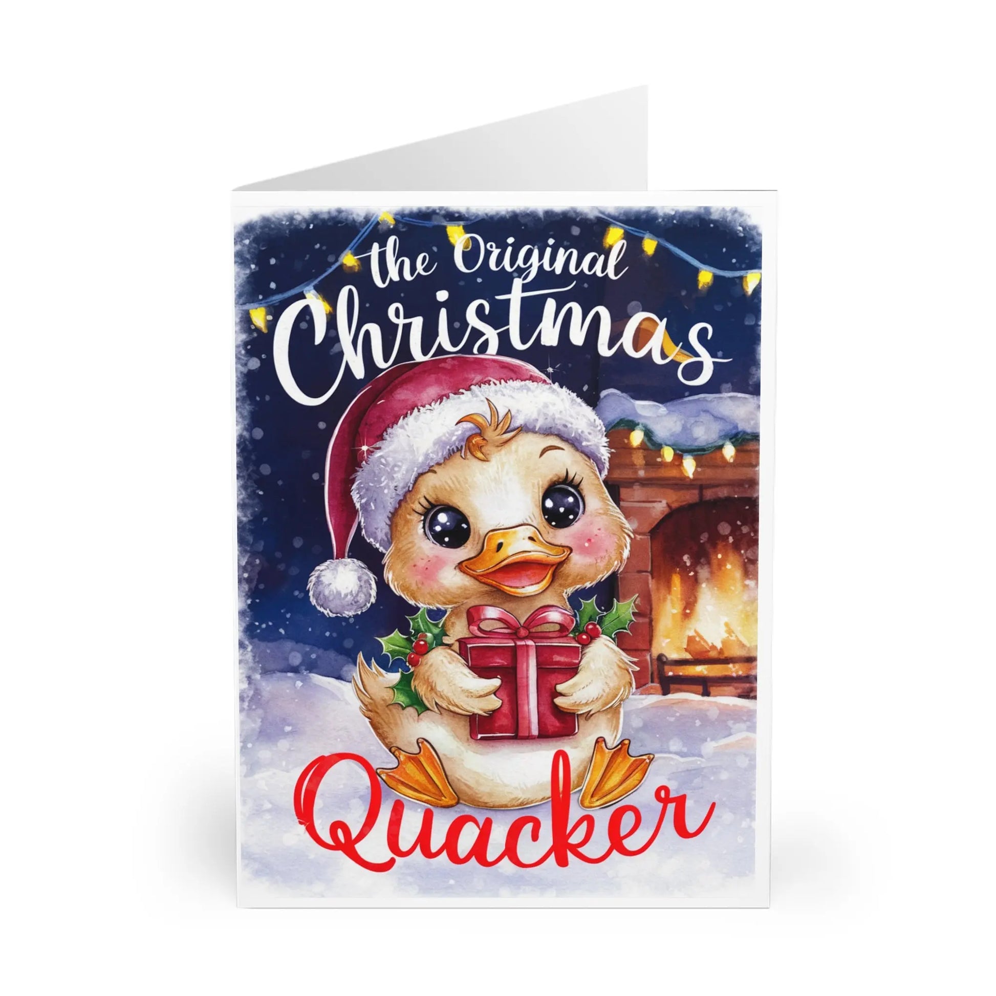 Funny Christmas Card The Original Christmas Quacker front